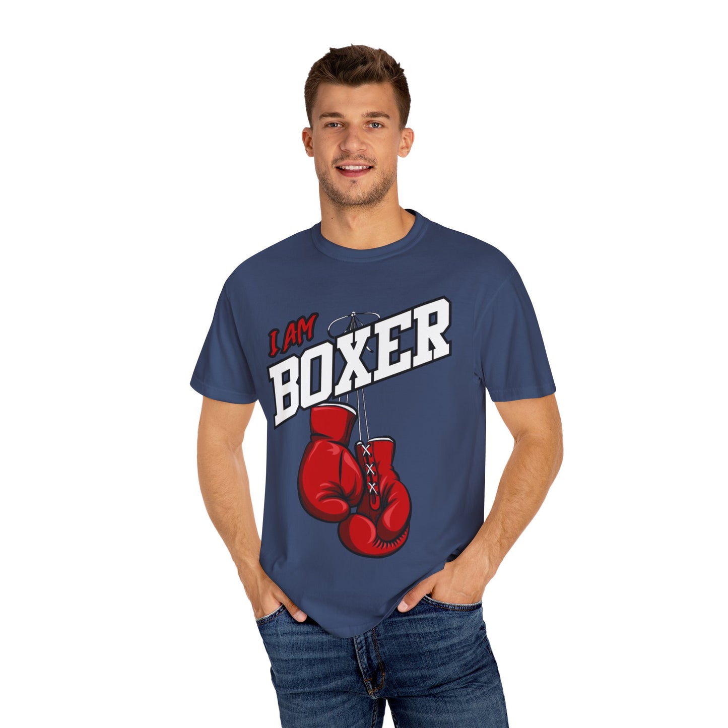 Boxing bx2 Therapy Unisex Garment-Dyed T-shirt