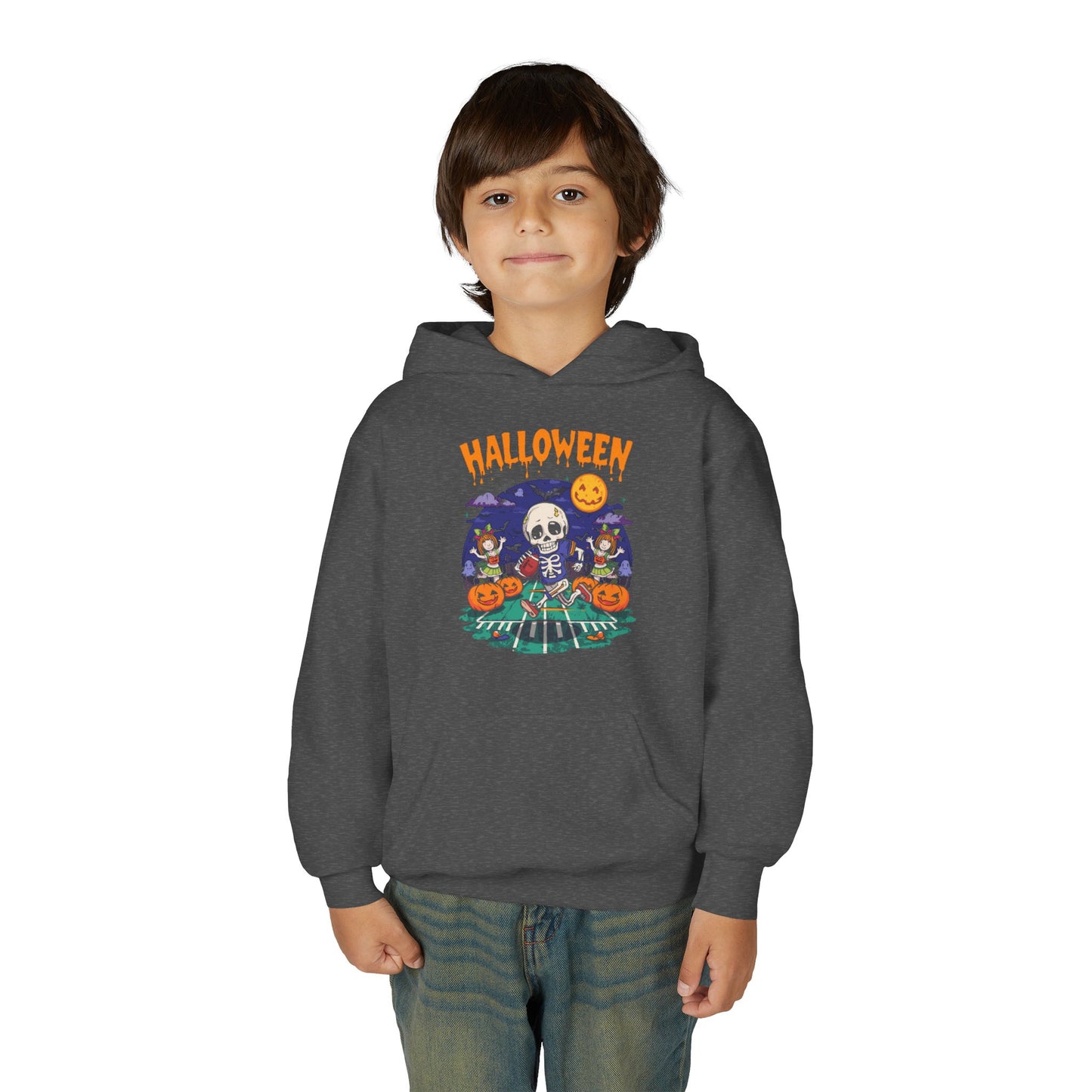 Kids Halloween Skeleton Youth Hoodie H15