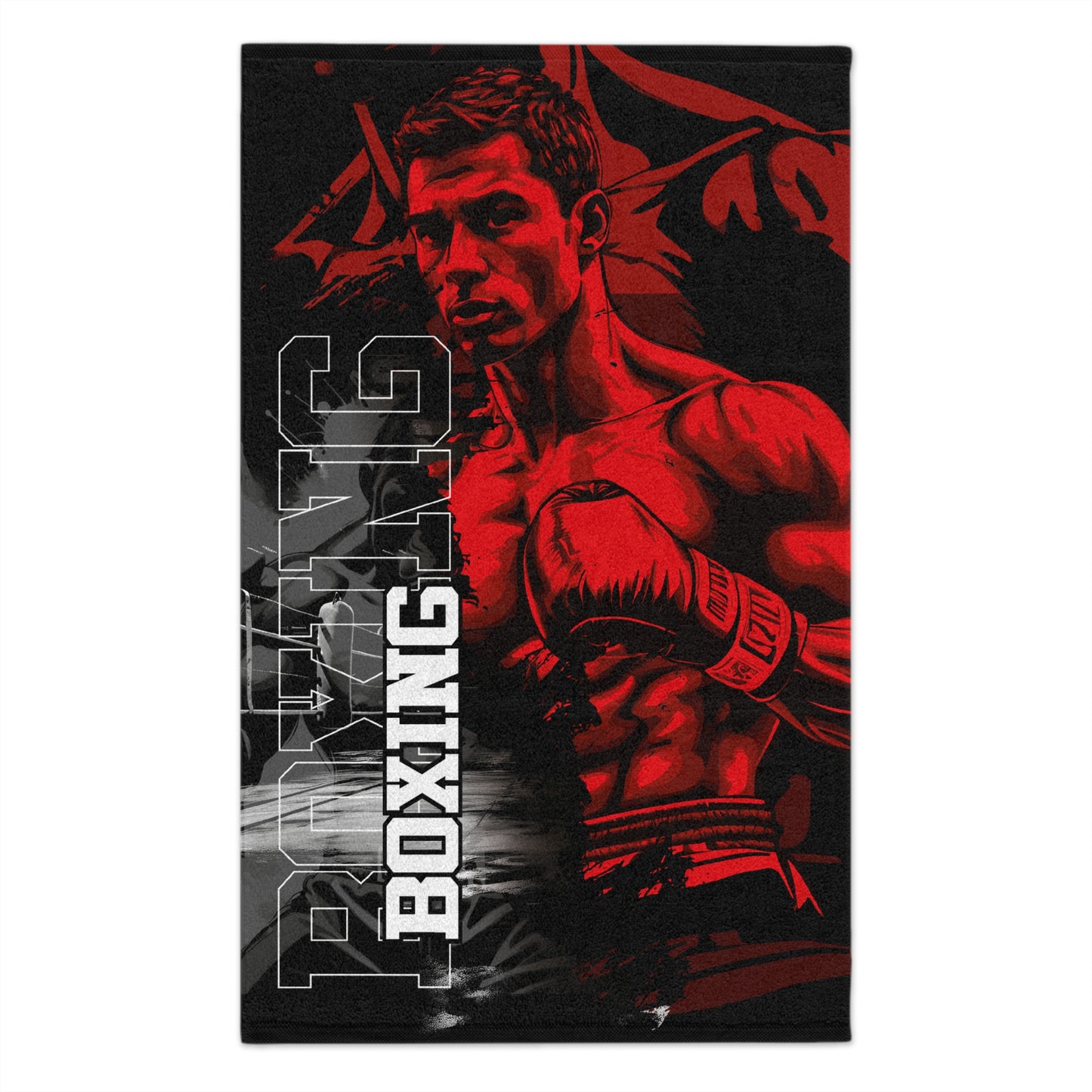 Boxing Themed Rally Towel