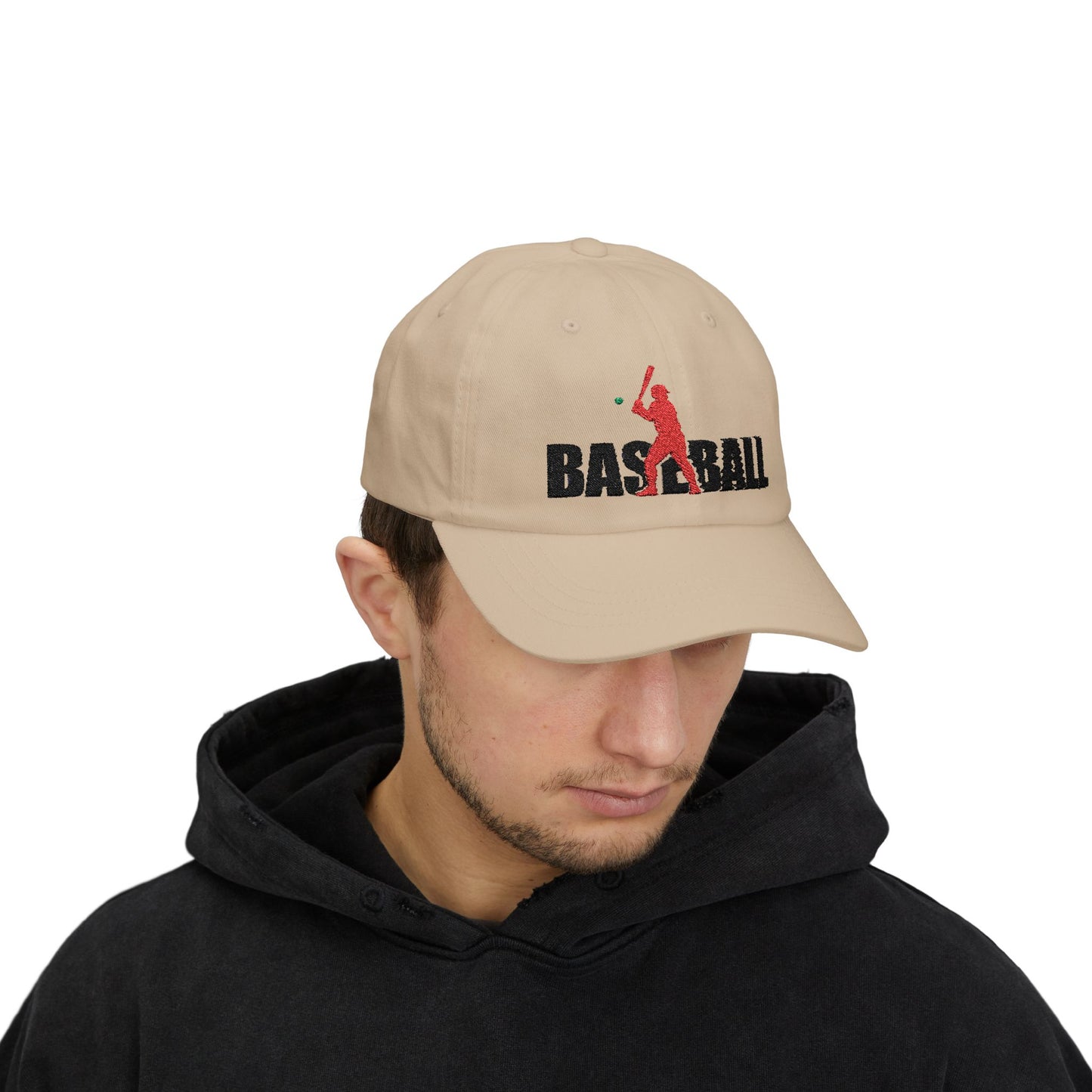 Classic Baseball B1 Dad Cap - Adjustable White Hat for Sports Lovers
