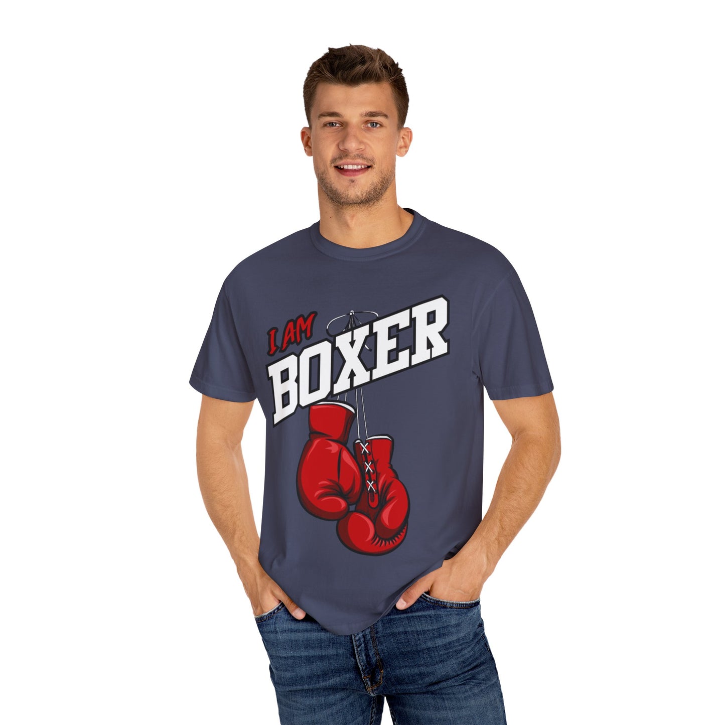 Boxing bx2 Therapy Unisex Garment-Dyed T-shirt