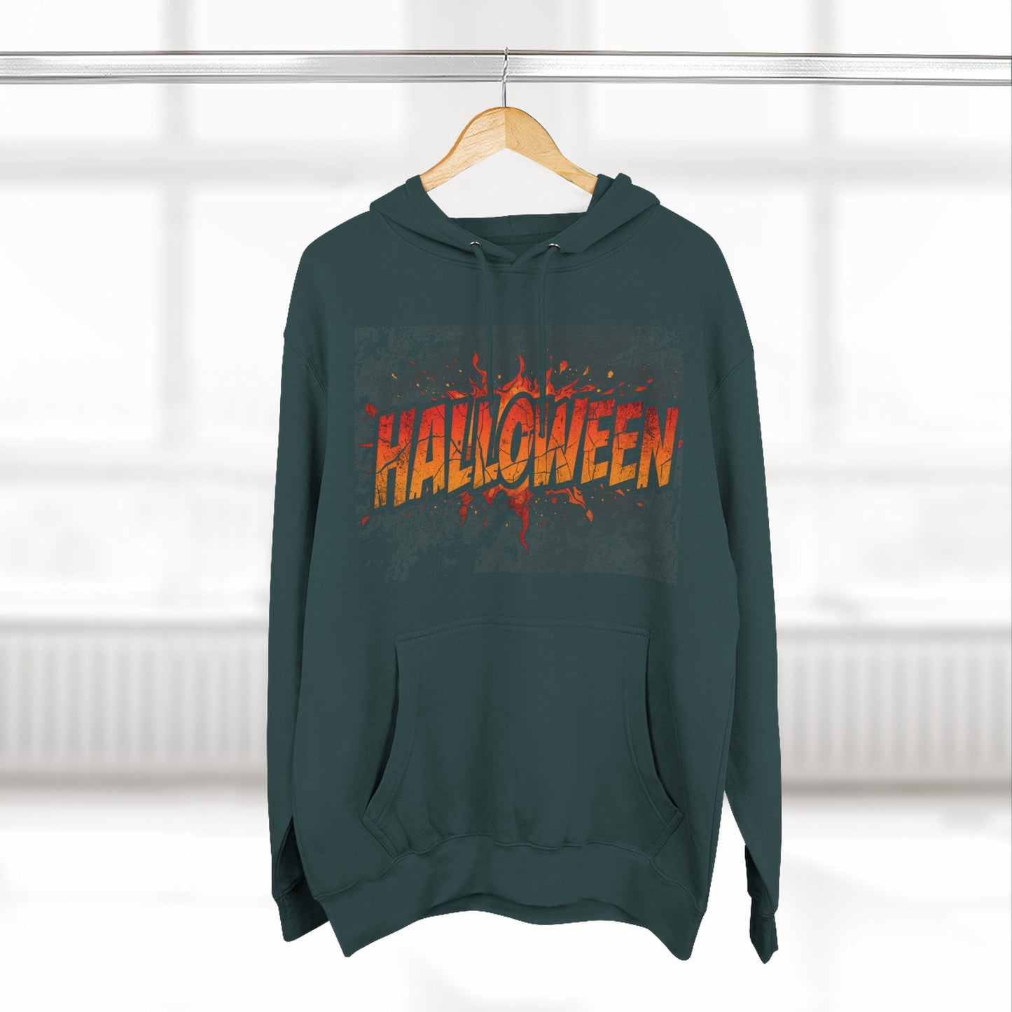 Halloween Football Fleece Hoodie H14