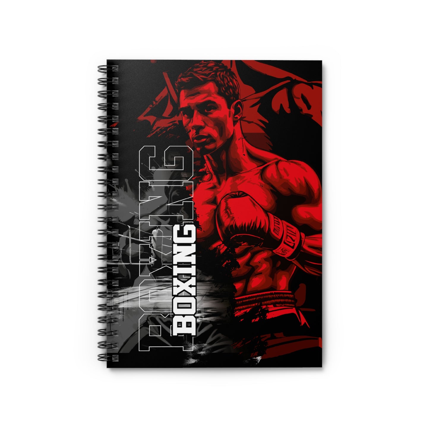 Boxing Themed Spiral Notebook BX13