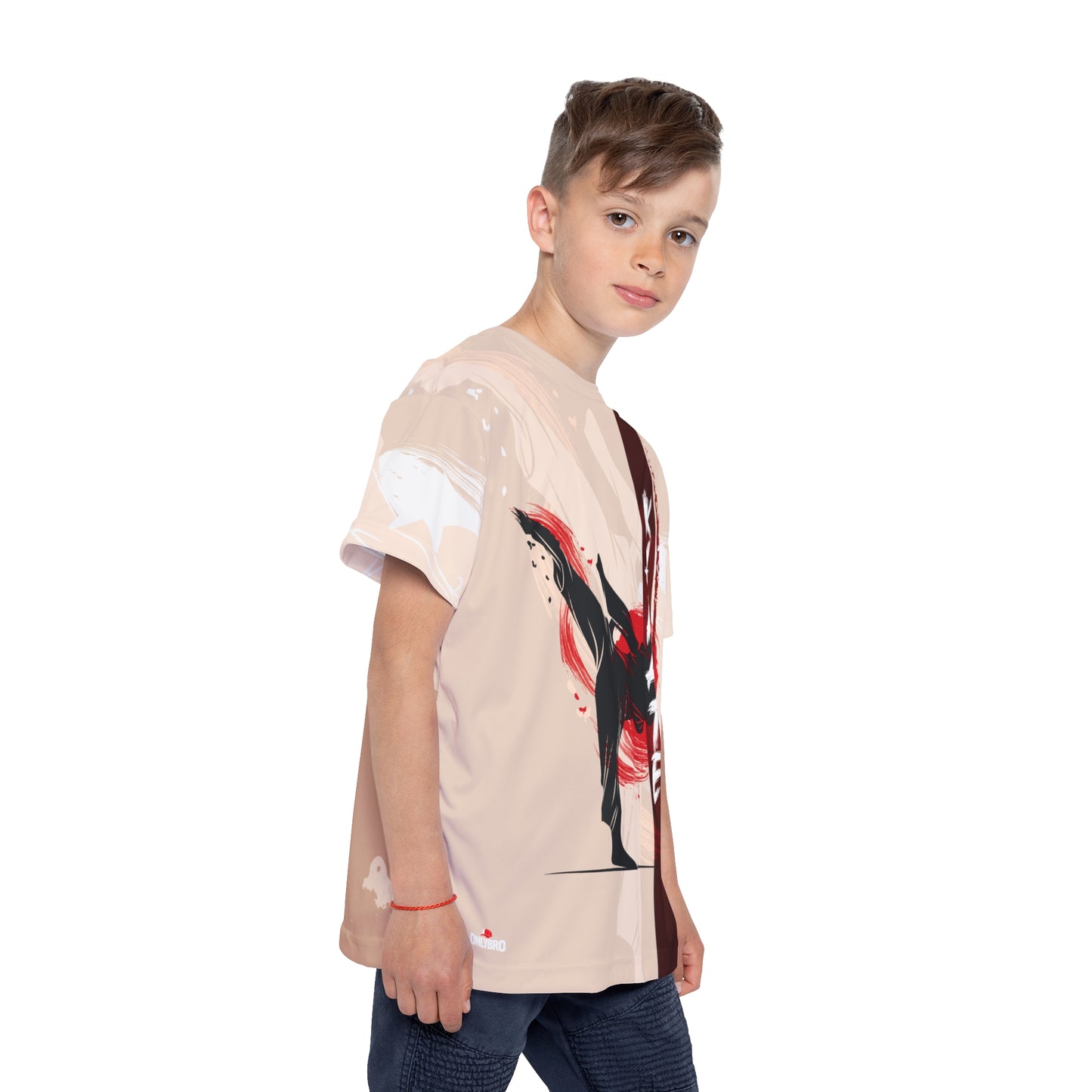 Karate Kids Sports Jersey - Action-Packed Design for Young Martial Artists