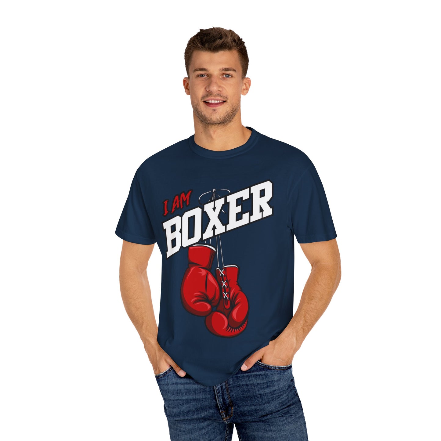 Boxing bx2 Therapy Unisex Garment-Dyed T-shirt