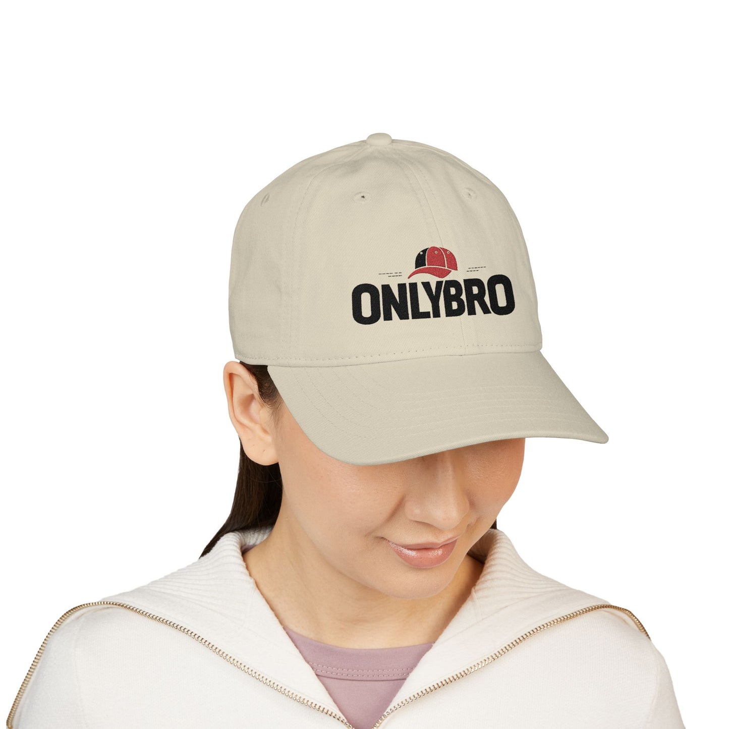 Organic Baseball Cap with 'ONLYBRO' Embroidery