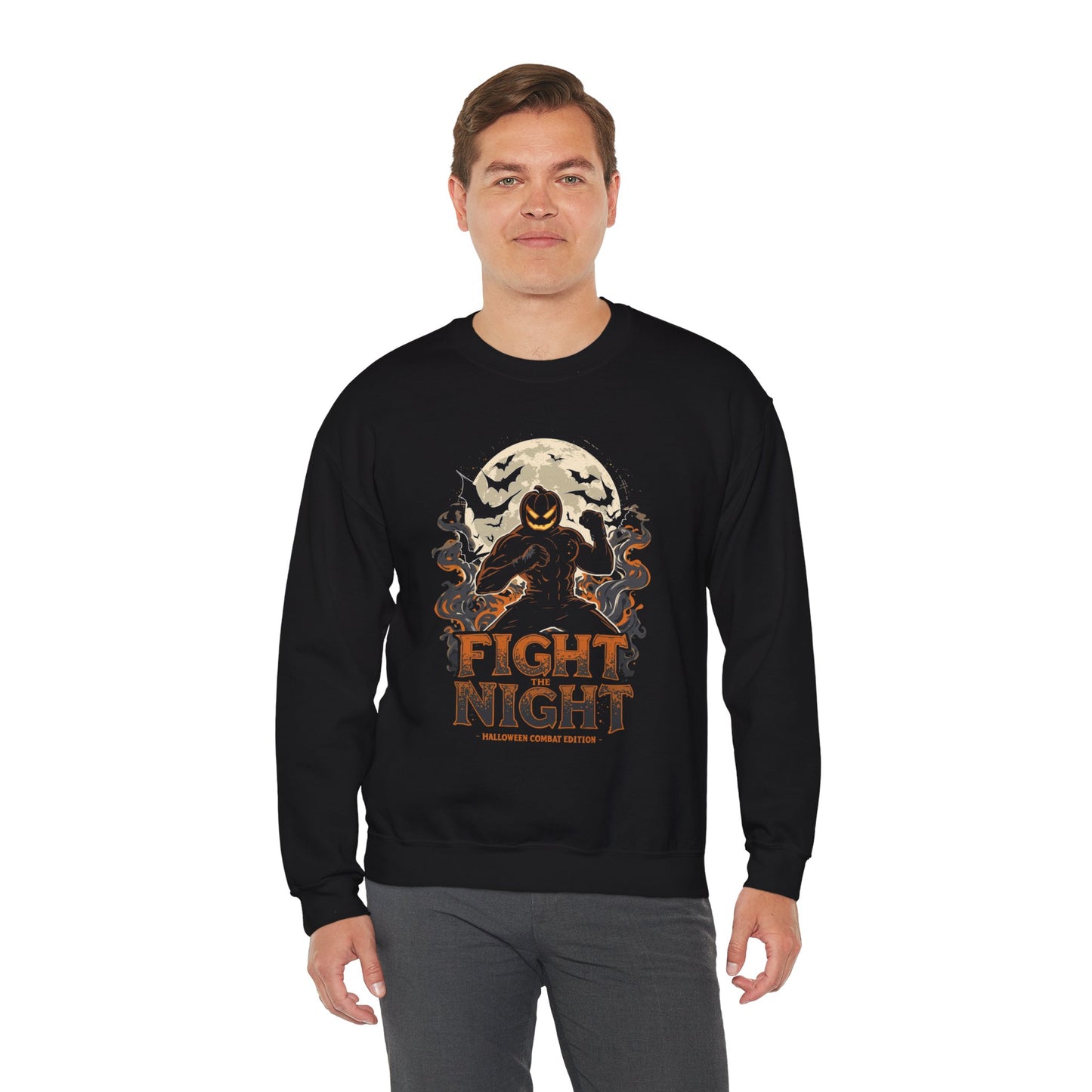 Halloween Fight Night Crewneck Sweatshirt H18