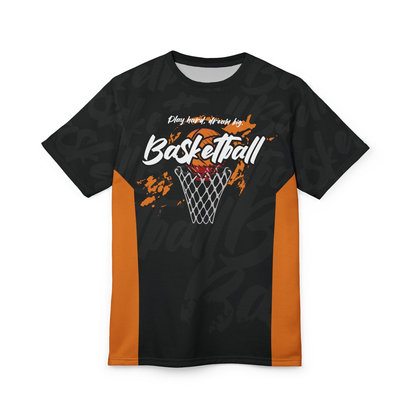 Basketball Graphic Tee — "Everything's Possible" Hoop Design