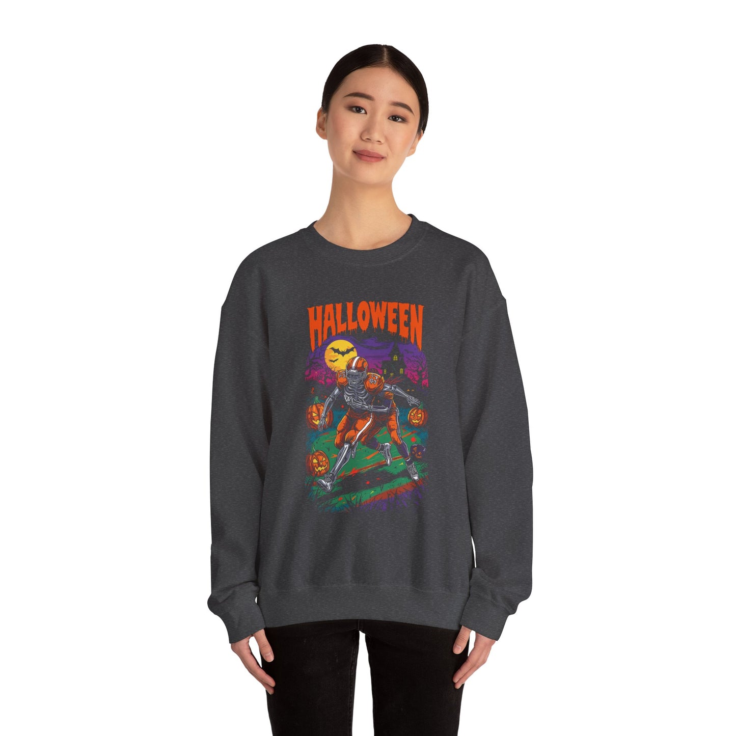 Halloween Graphic Crewneck Sweatshirt H22