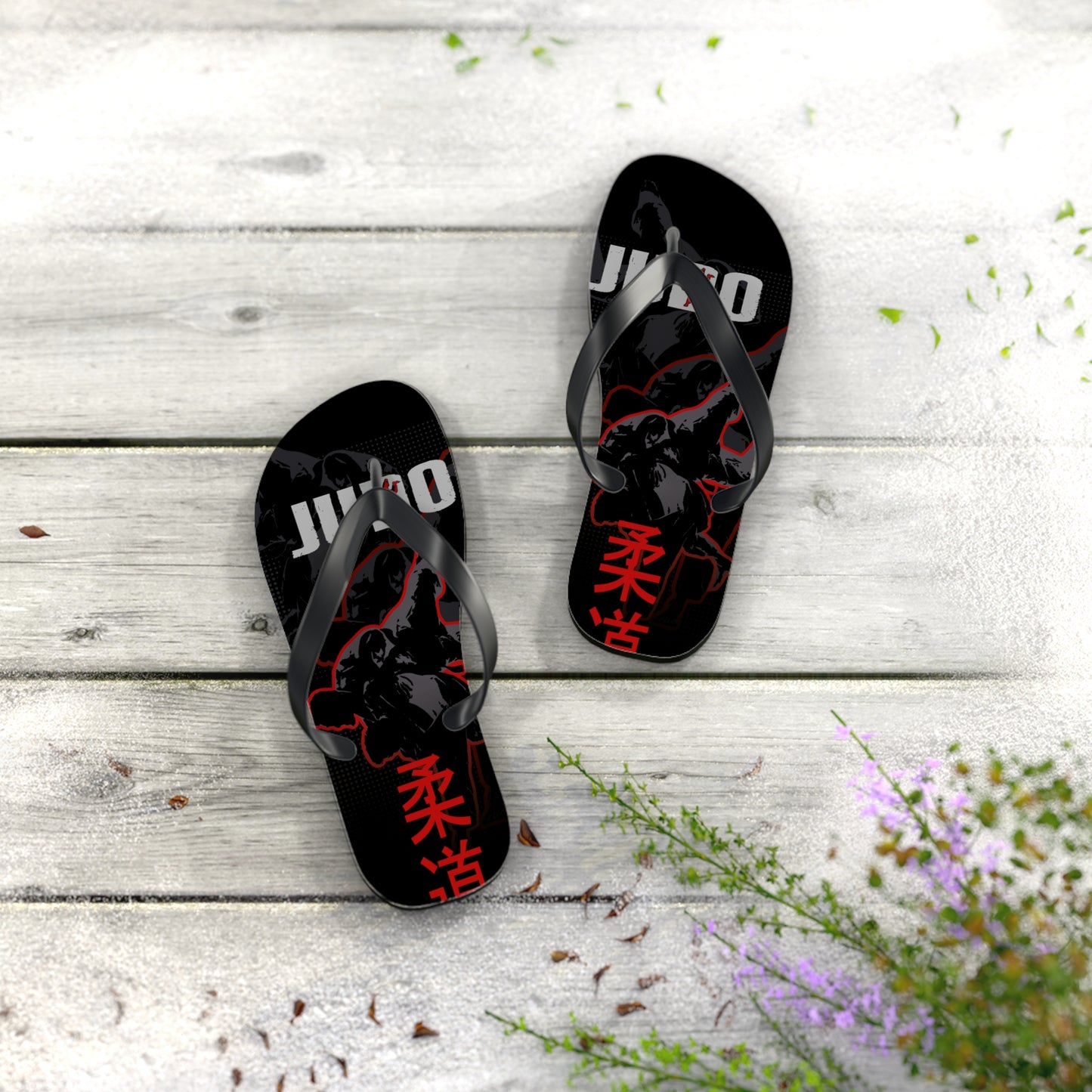 Judo-Themed Flip Flops MT13