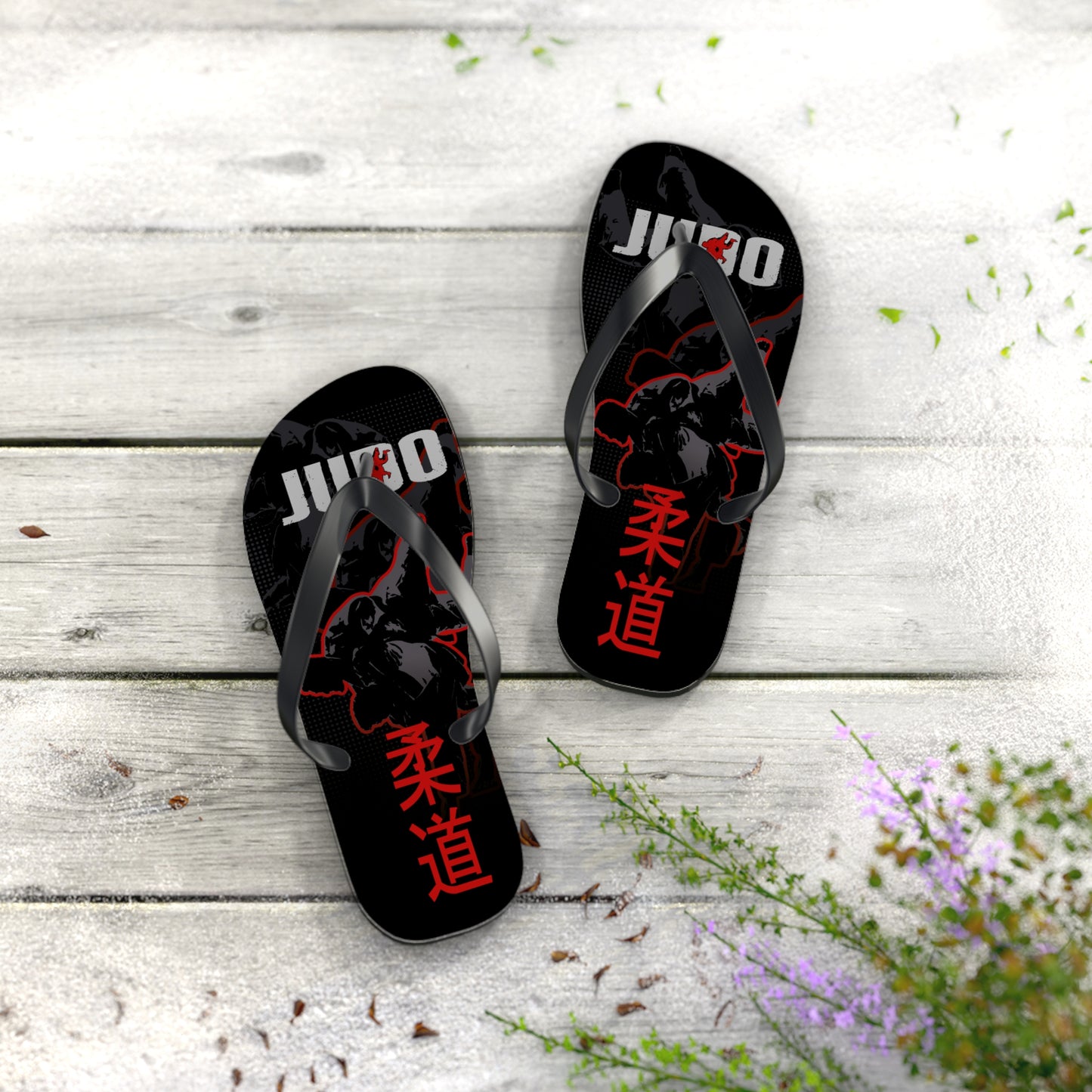Judo-Themed Flip Flops MT13