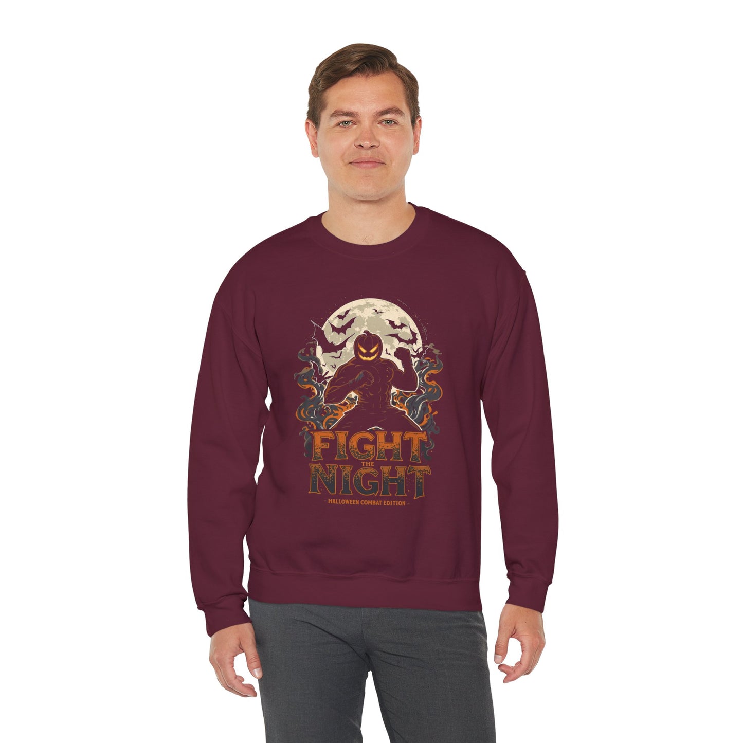 Halloween Fight Night Crewneck Sweatshirt H18