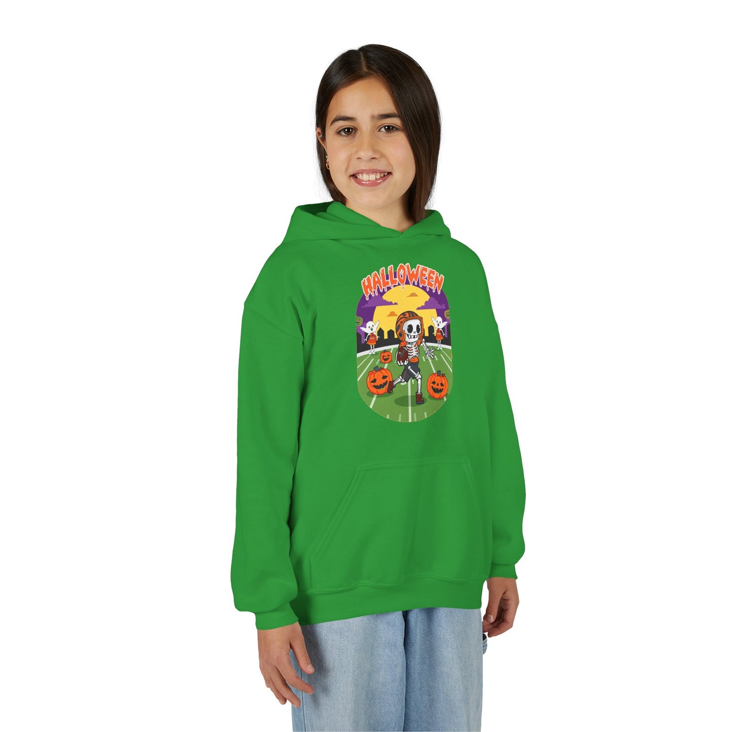 Halloween Skeleton Youth Hoodie H23