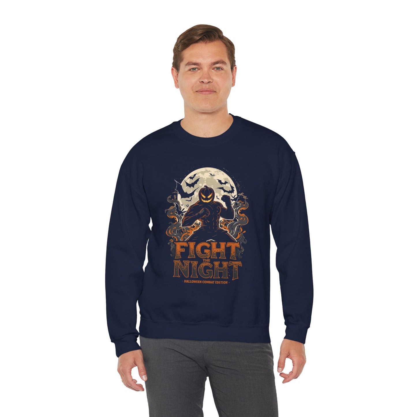 Halloween Fight Night Crewneck Sweatshirt H18