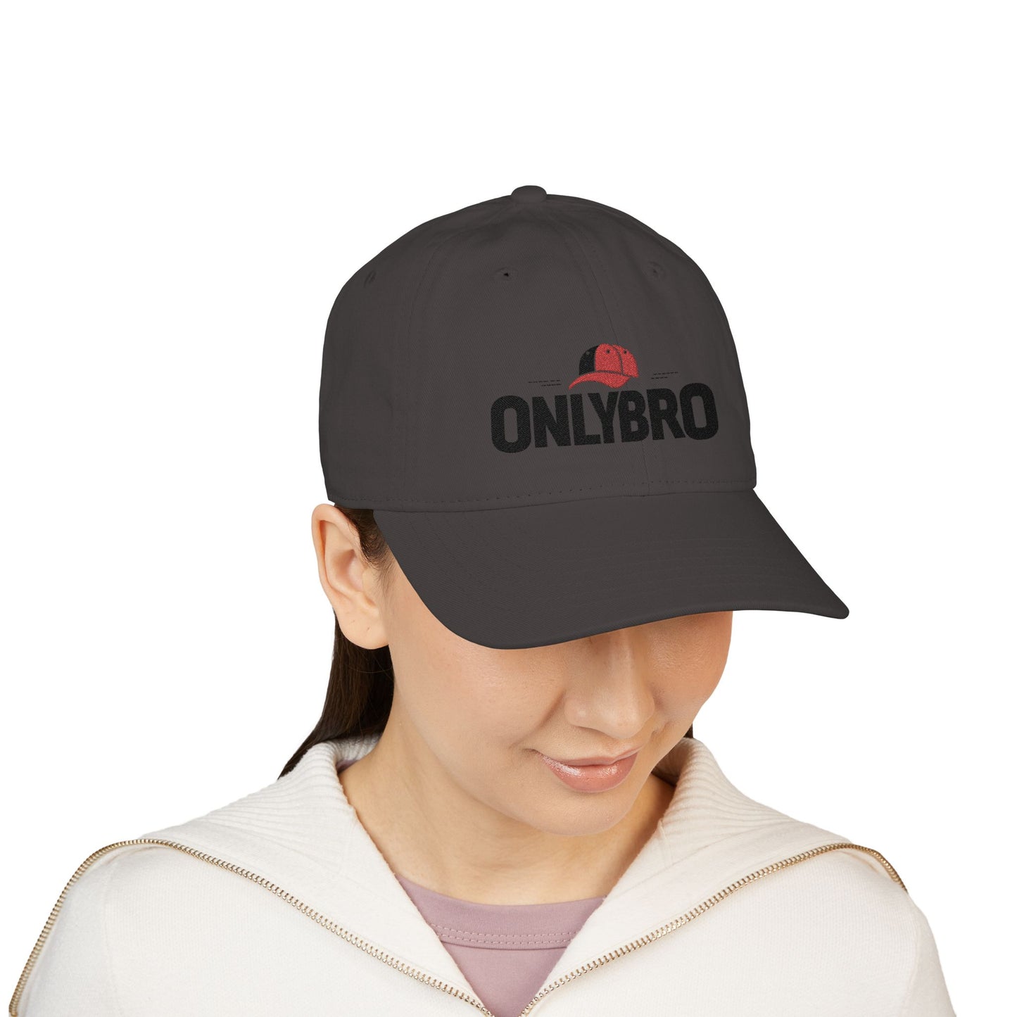 Organic Baseball Cap with 'ONLYBRO' Embroidery