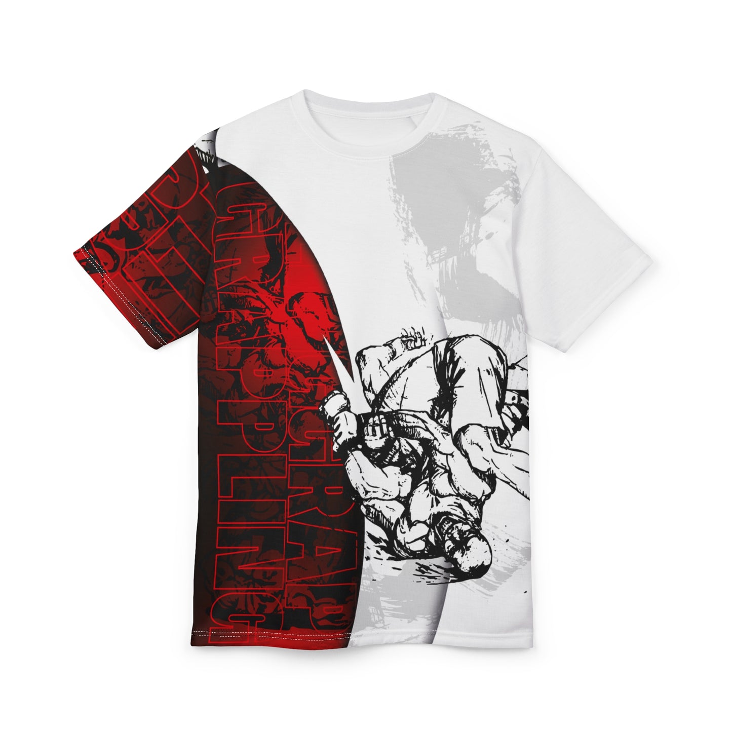 Unisex Grappling p19 Art Tee - Bold Design