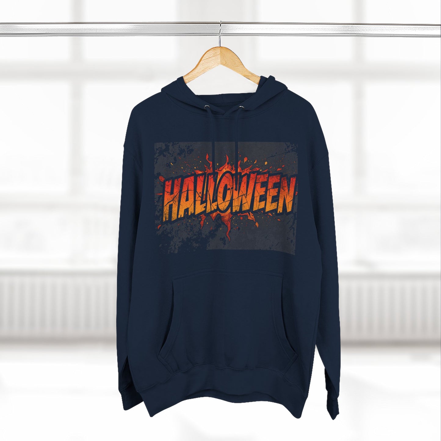 Halloween Football Fleece Hoodie H14