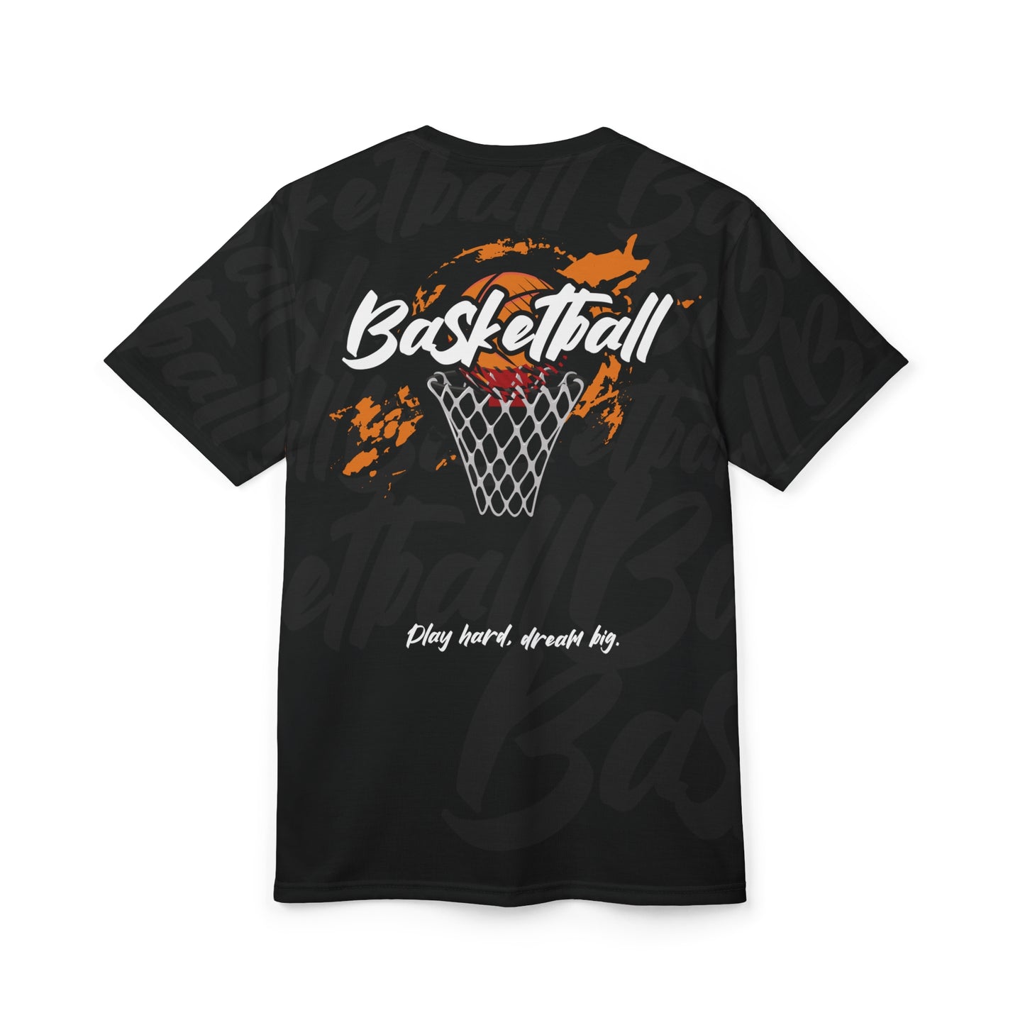 Basketball Graphic Tee — "Everything's Possible" Hoop Design