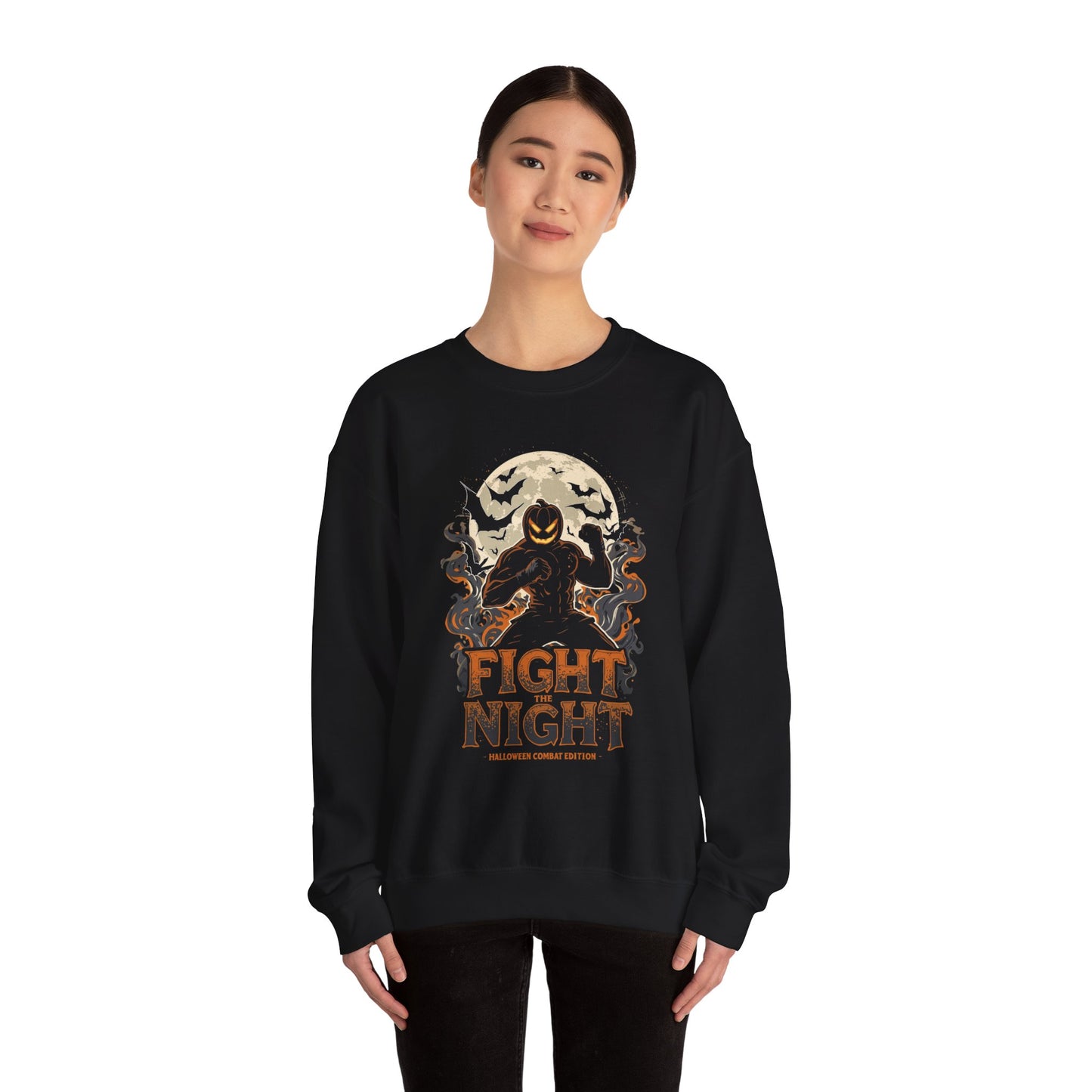 Halloween Fight Night Crewneck Sweatshirt H18