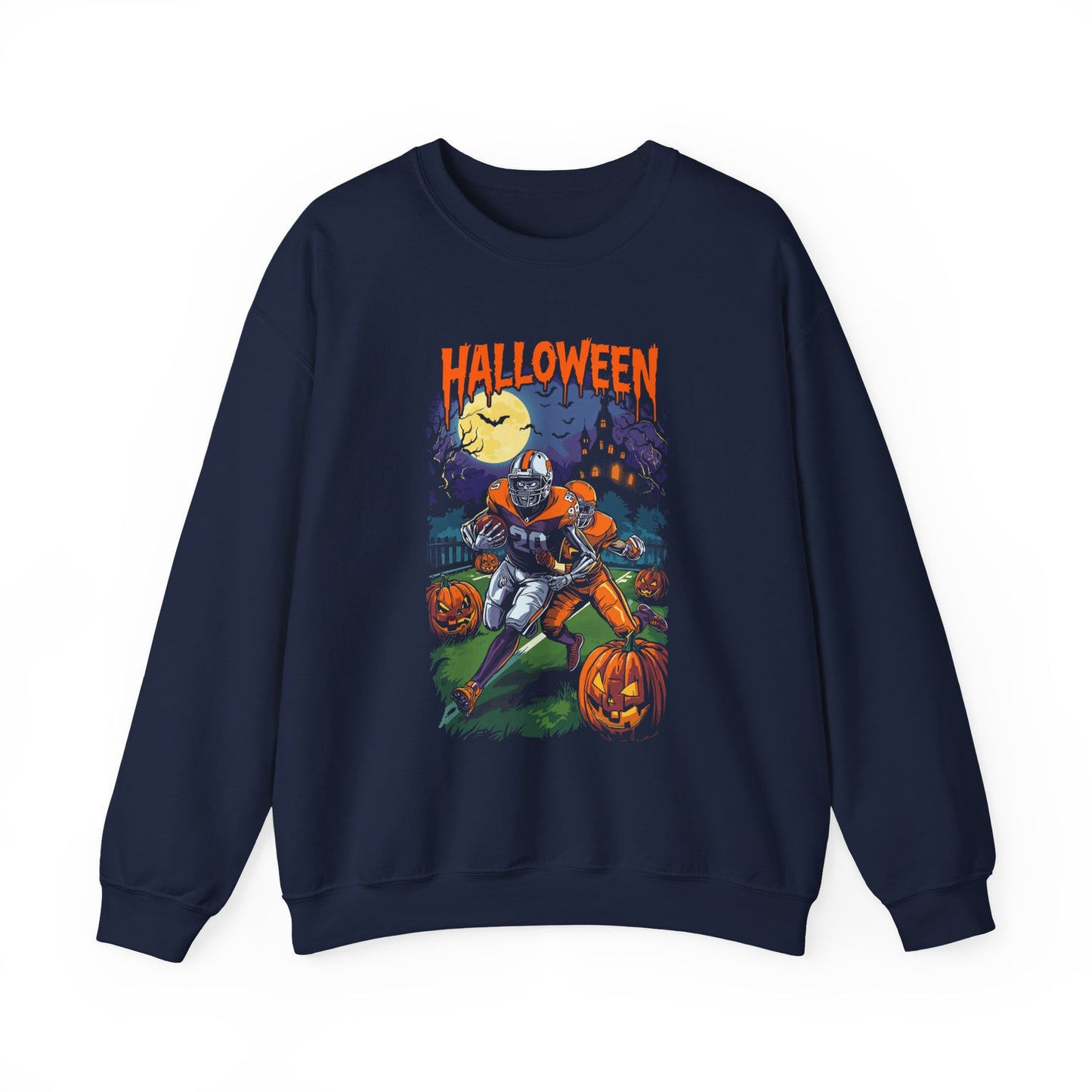 Halloween-Themed Unisex Crewneck Sweatshirt H19