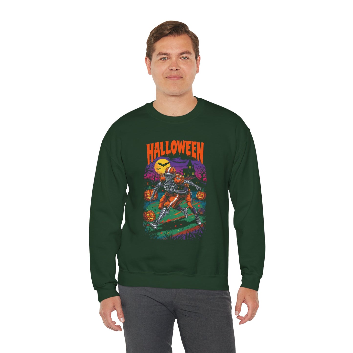 Halloween Graphic Crewneck Sweatshirt H22