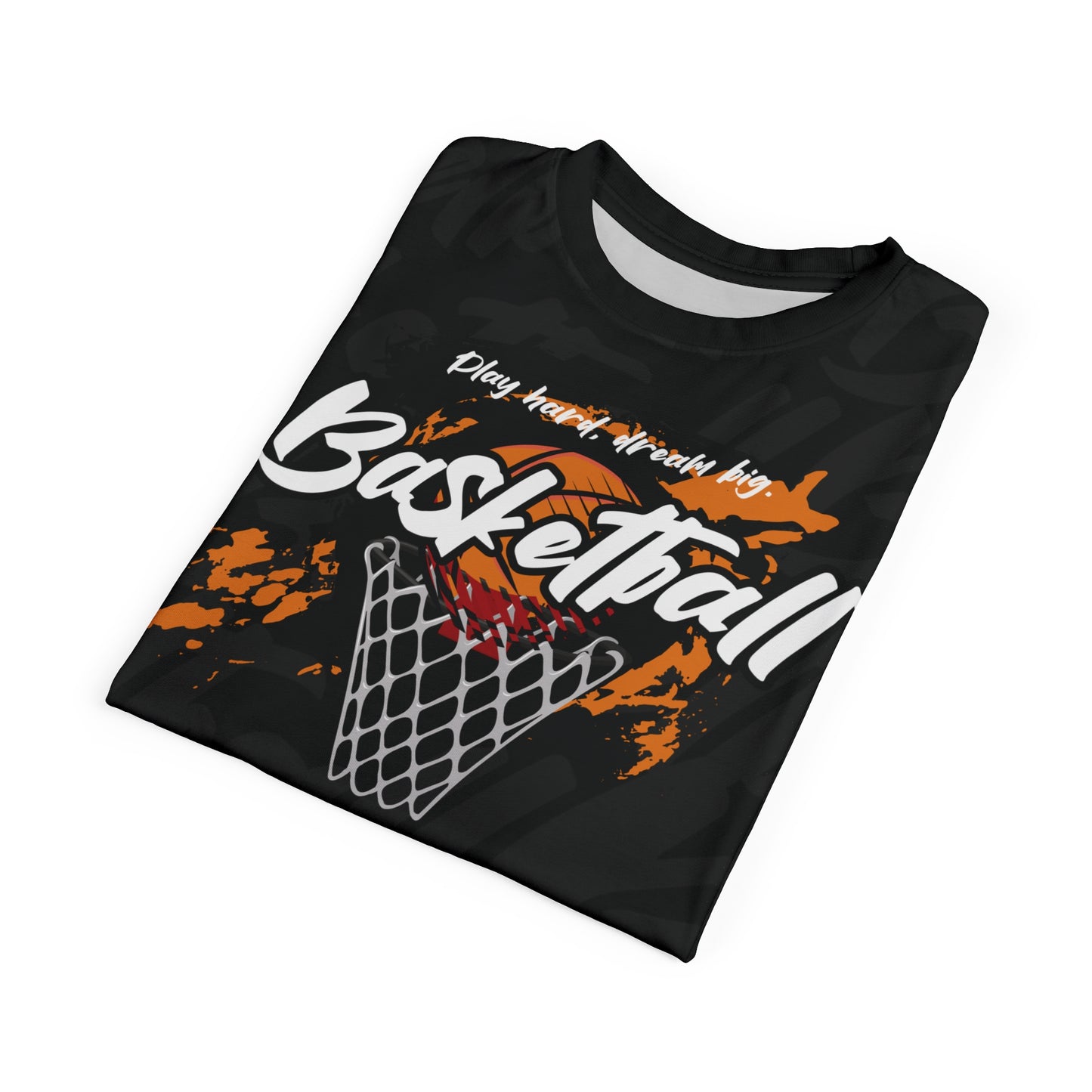 Basketball Graphic Tee — "Everything's Possible" Hoop Design