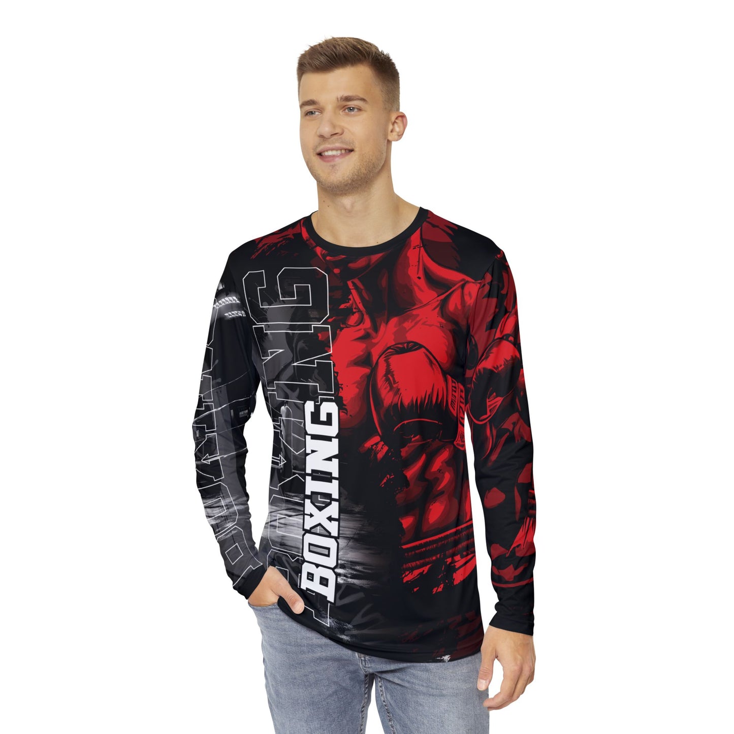 Men's Boxing Long Sleeve Shirt BX13