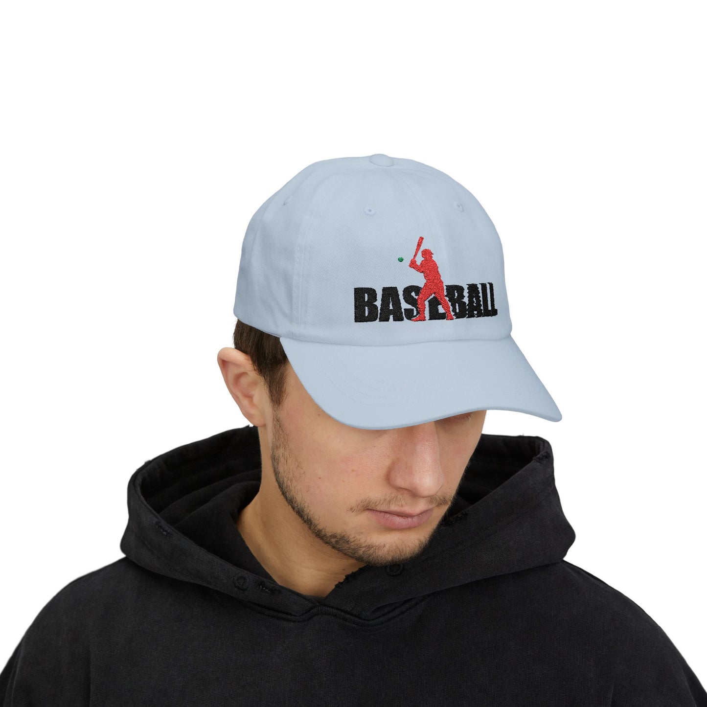 Classic Baseball B1 Dad Cap - Adjustable White Hat for Sports Lovers