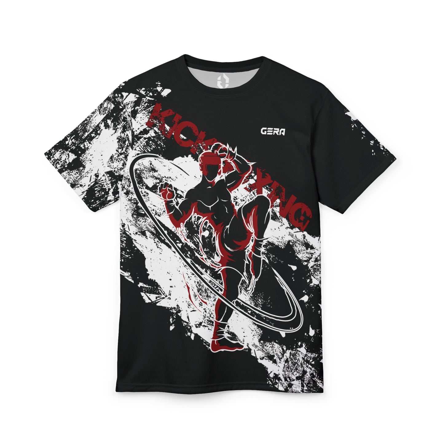 Kickboxing Unisex Cut & Sew Tee - Bold Athletic Design for Fitness Enthusiasts