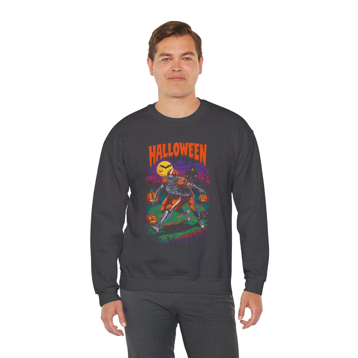 Halloween Graphic Crewneck Sweatshirt H22