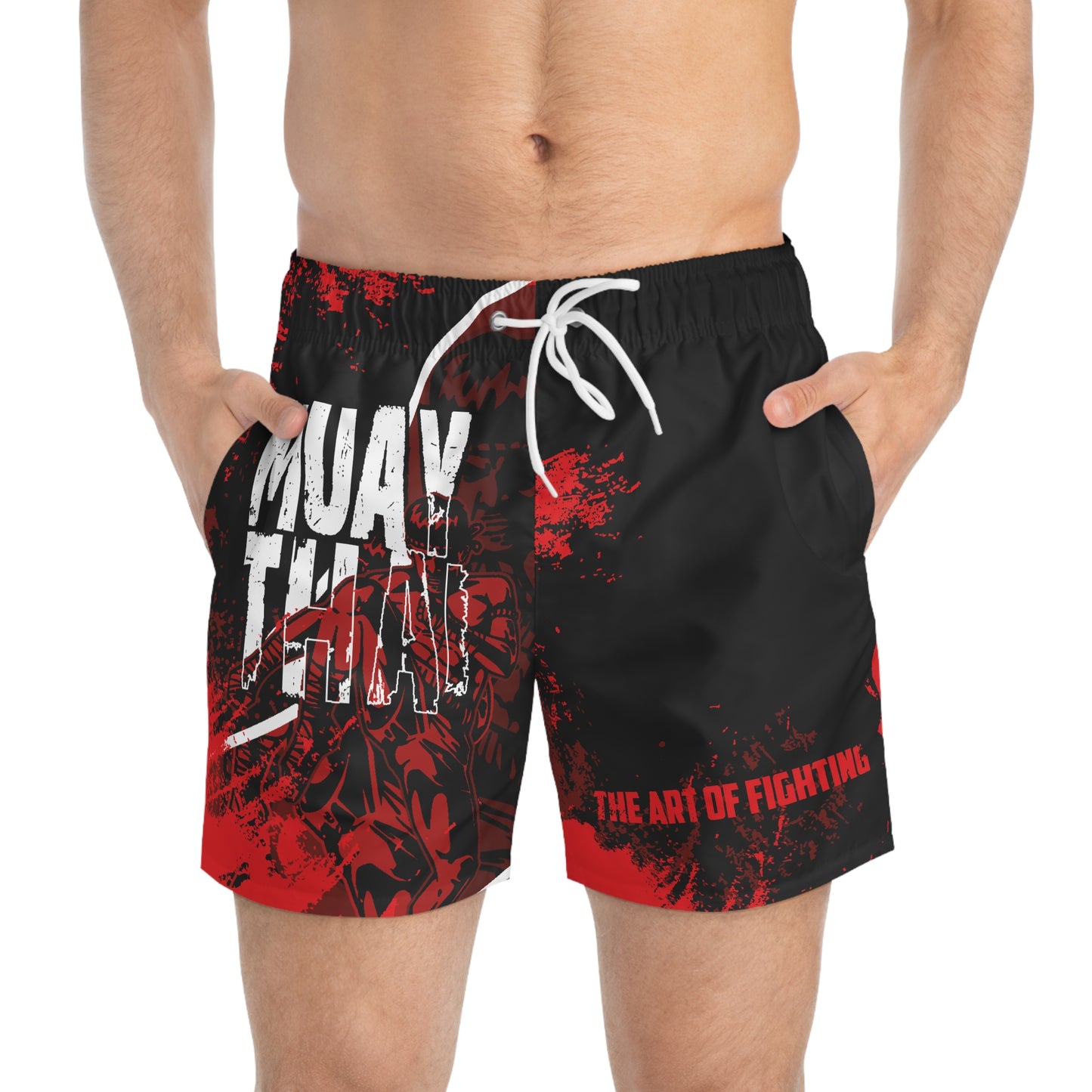 Muay Thai Swim Trunks - The Art of Fighting Beach Shorts