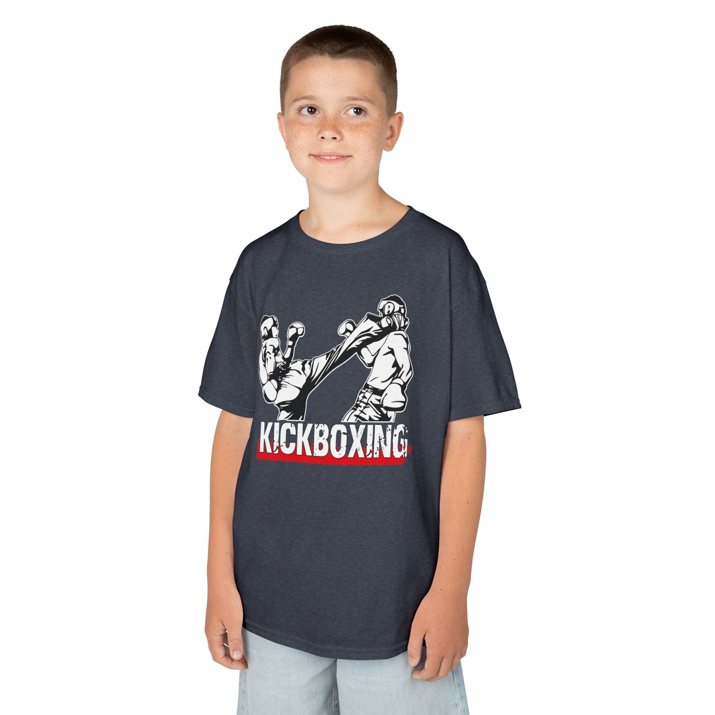 Kids Kickboxing Cotton T-Shirt OnlyBro KB8