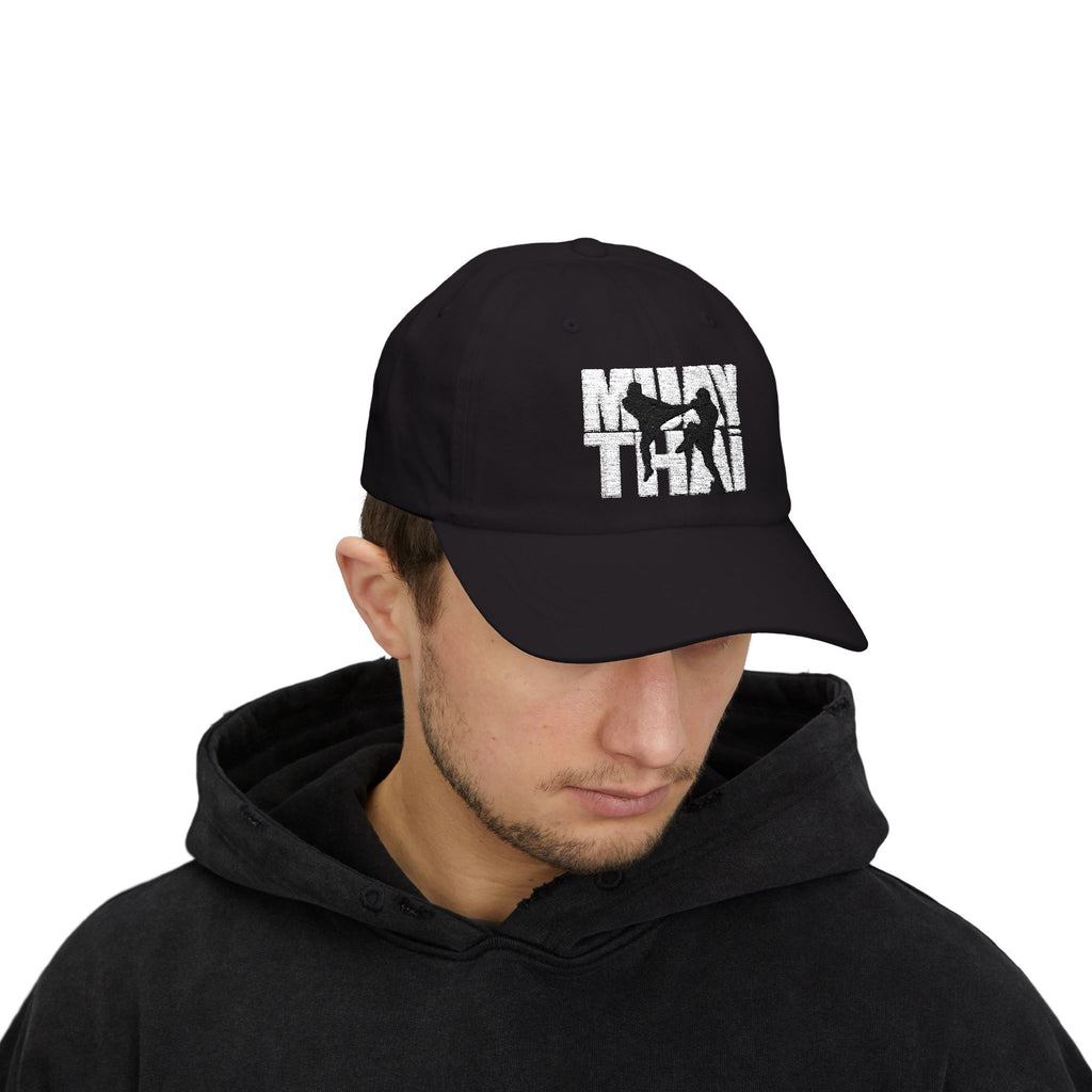 Klasyczna czapka Muay Thai Dad Cap MT3W – stylowa czapka sportowa dla zawodników