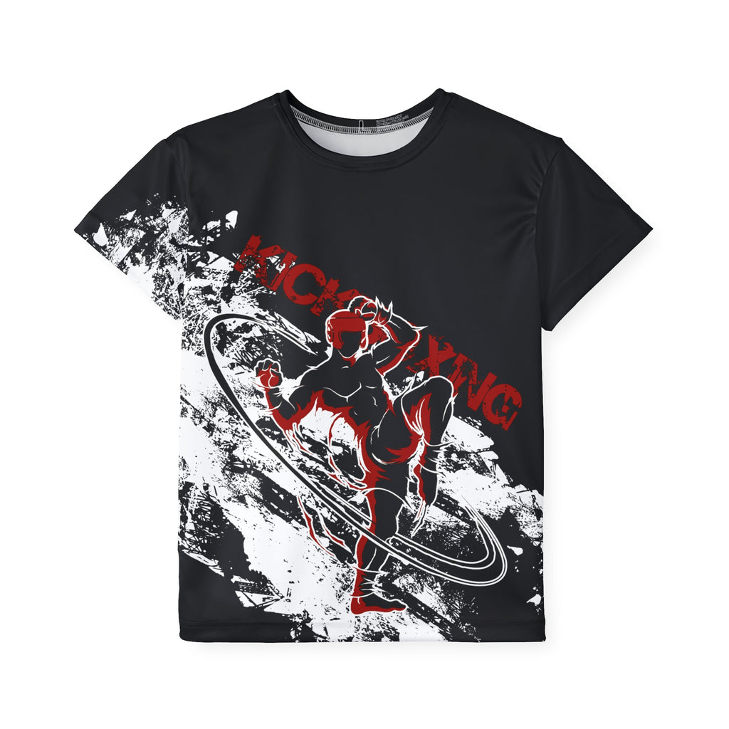 Koszulka do kickboxingu dla dzieci, poliester, OnlyBro KB13