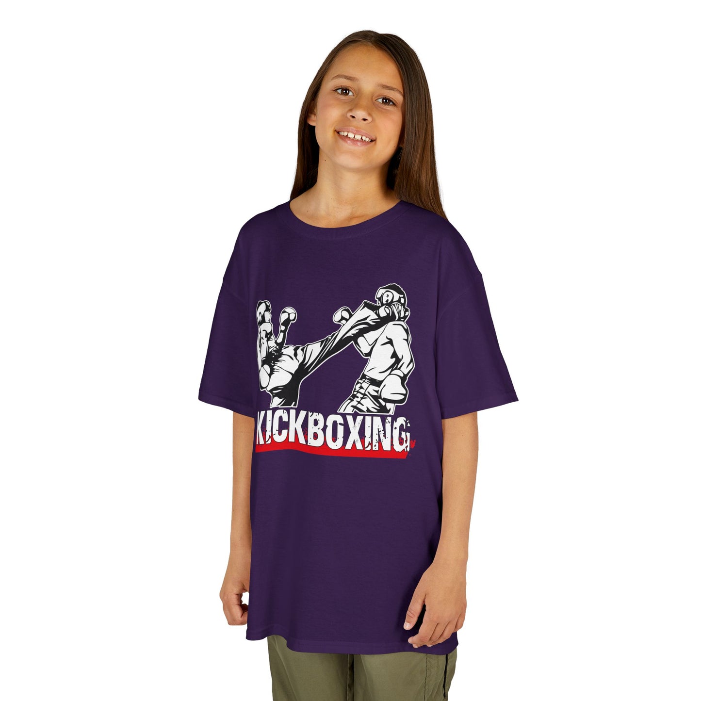 Kids Kickboxing Cotton T-Shirt OnlyBro KB8