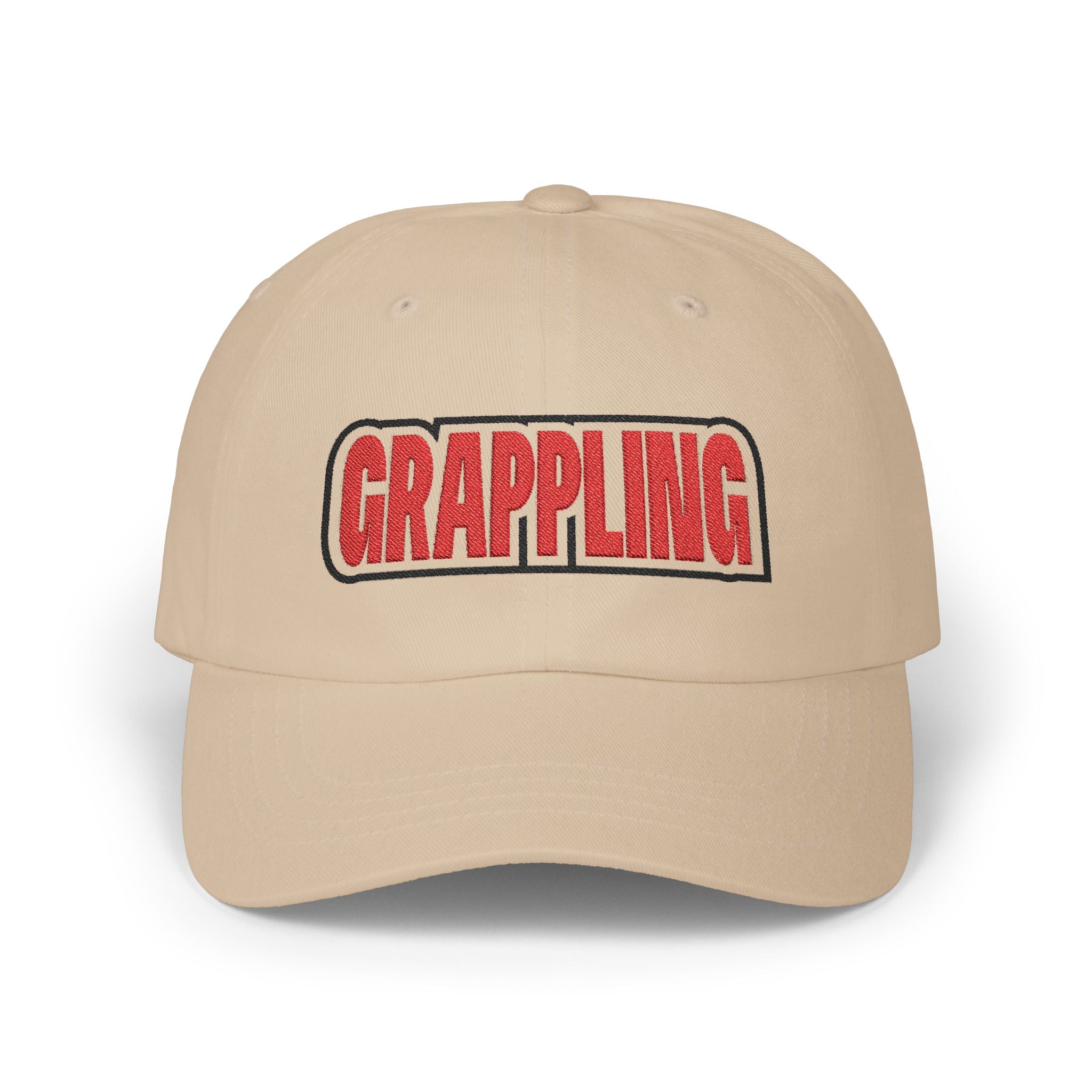 Czapka Grappling GRP2 Classic Dad Cap – biała, regulowana czapka dla miłośników sportu