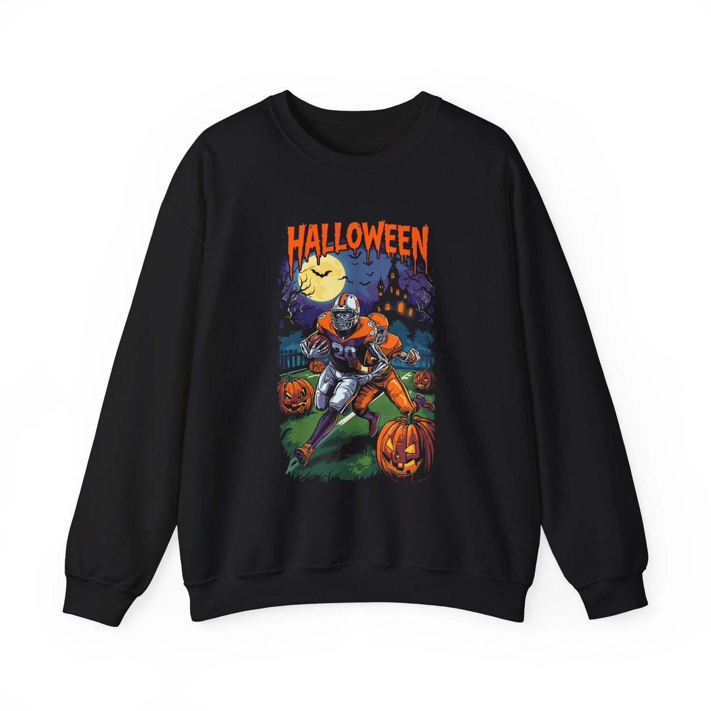 Halloween-Themed Unisex Crewneck Sweatshirt H19