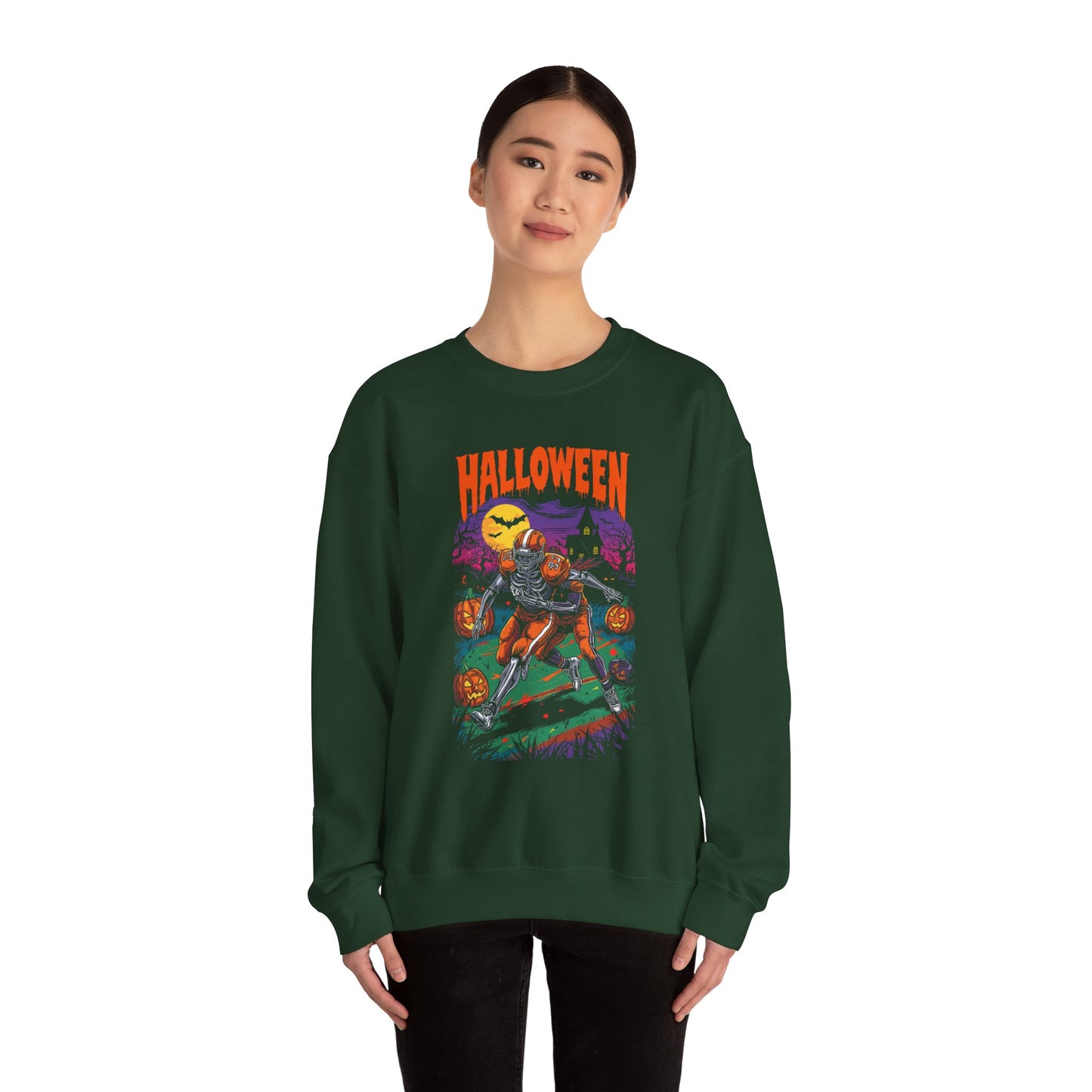 Halloween Graphic Crewneck Sweatshirt H22