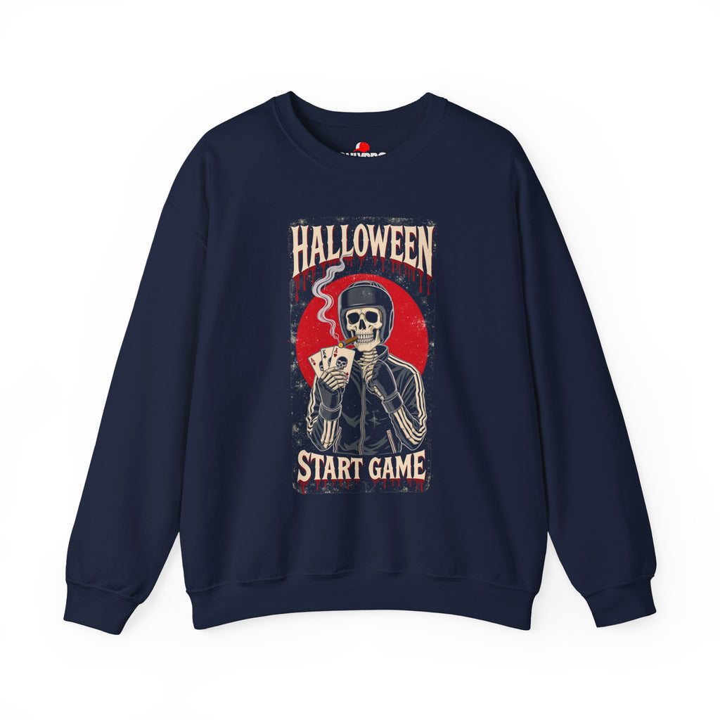 Bluza z okrągłym dekoltem „Halloween Skeleton” H25