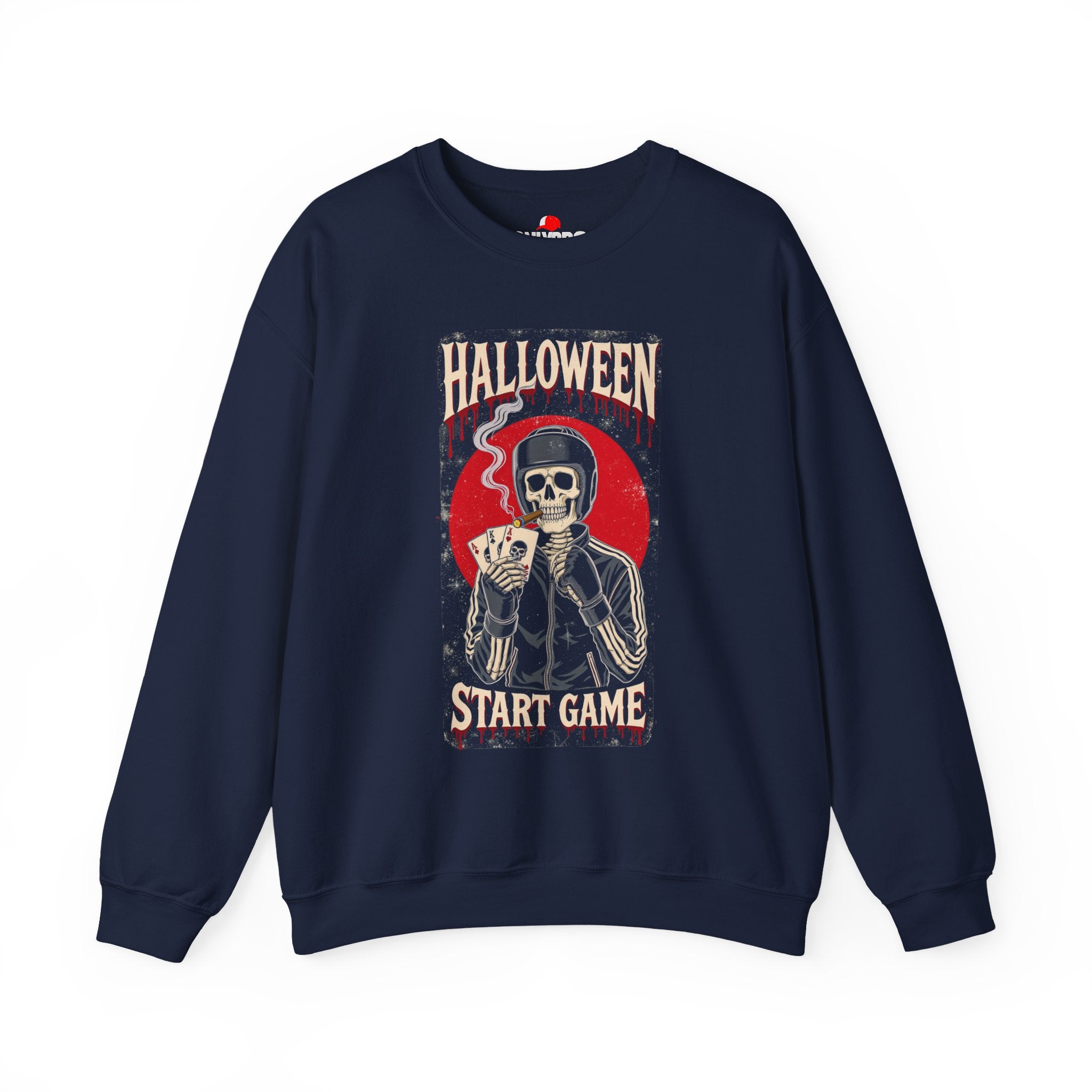 Bluza z okrągłym dekoltem „Halloween Skeleton” H25