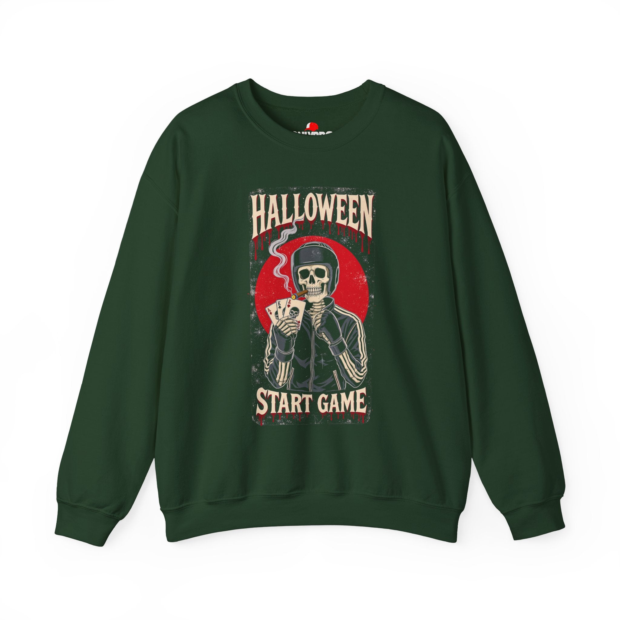 Bluza z okrągłym dekoltem „Halloween Skeleton” H25