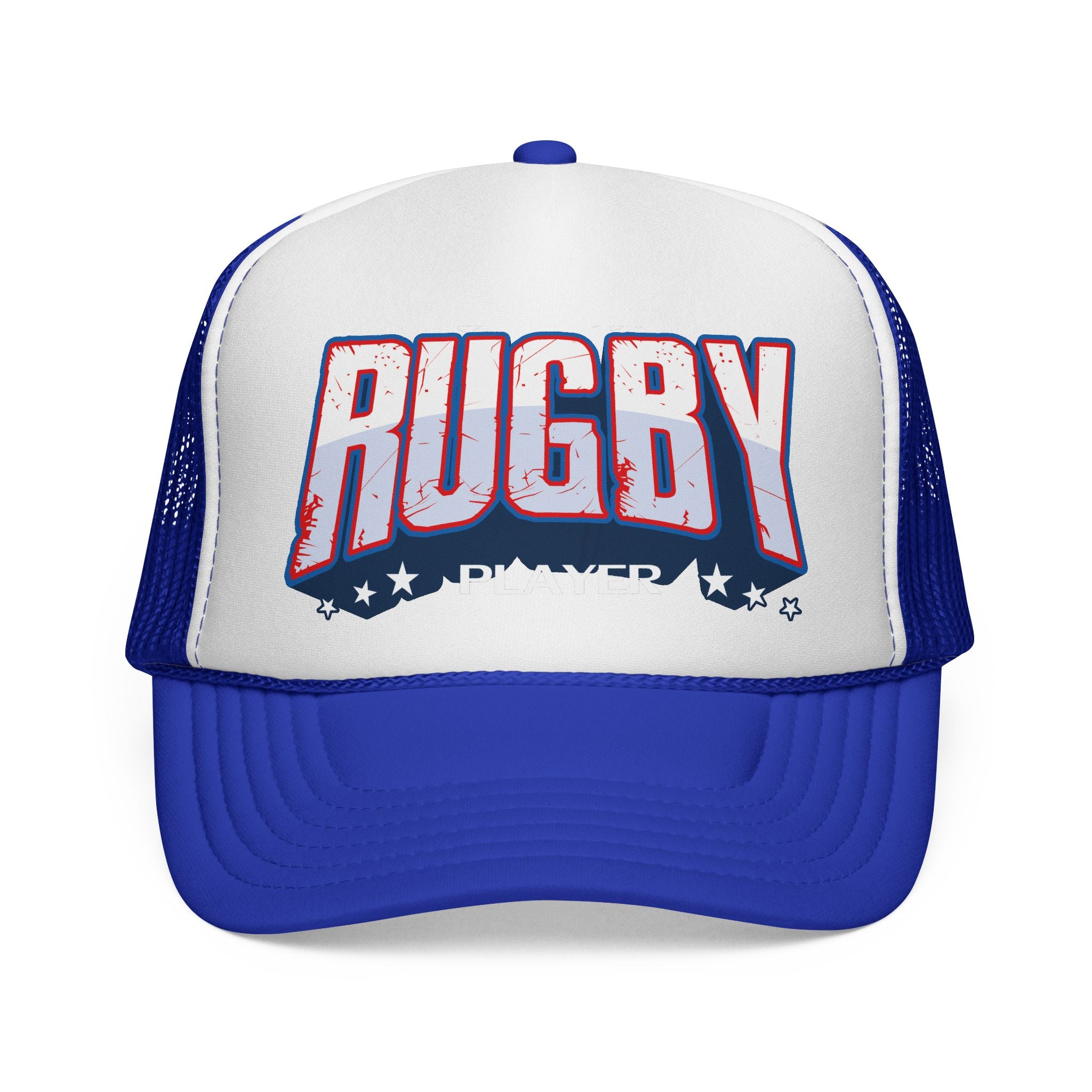 Czapka typu trucker do rugby — stylowa, sportowa czapka z siateczki dla graczy i kibiców