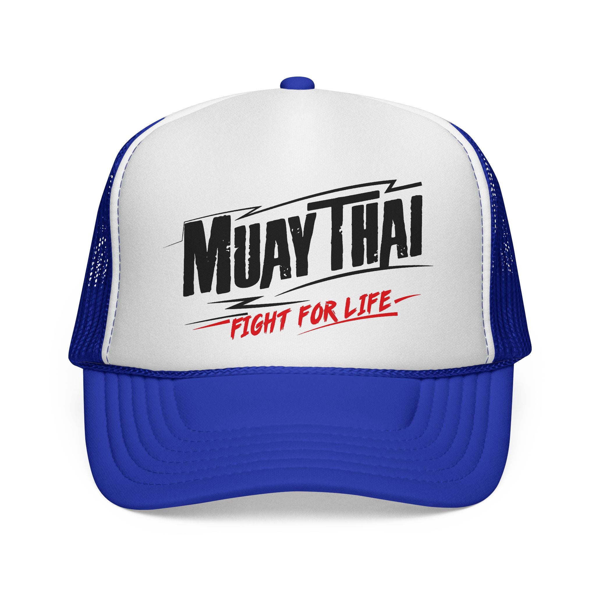Czapka z daszkiem Muay Thai Trucker – siateczkowa czapka baseballowa „Fight For Life”