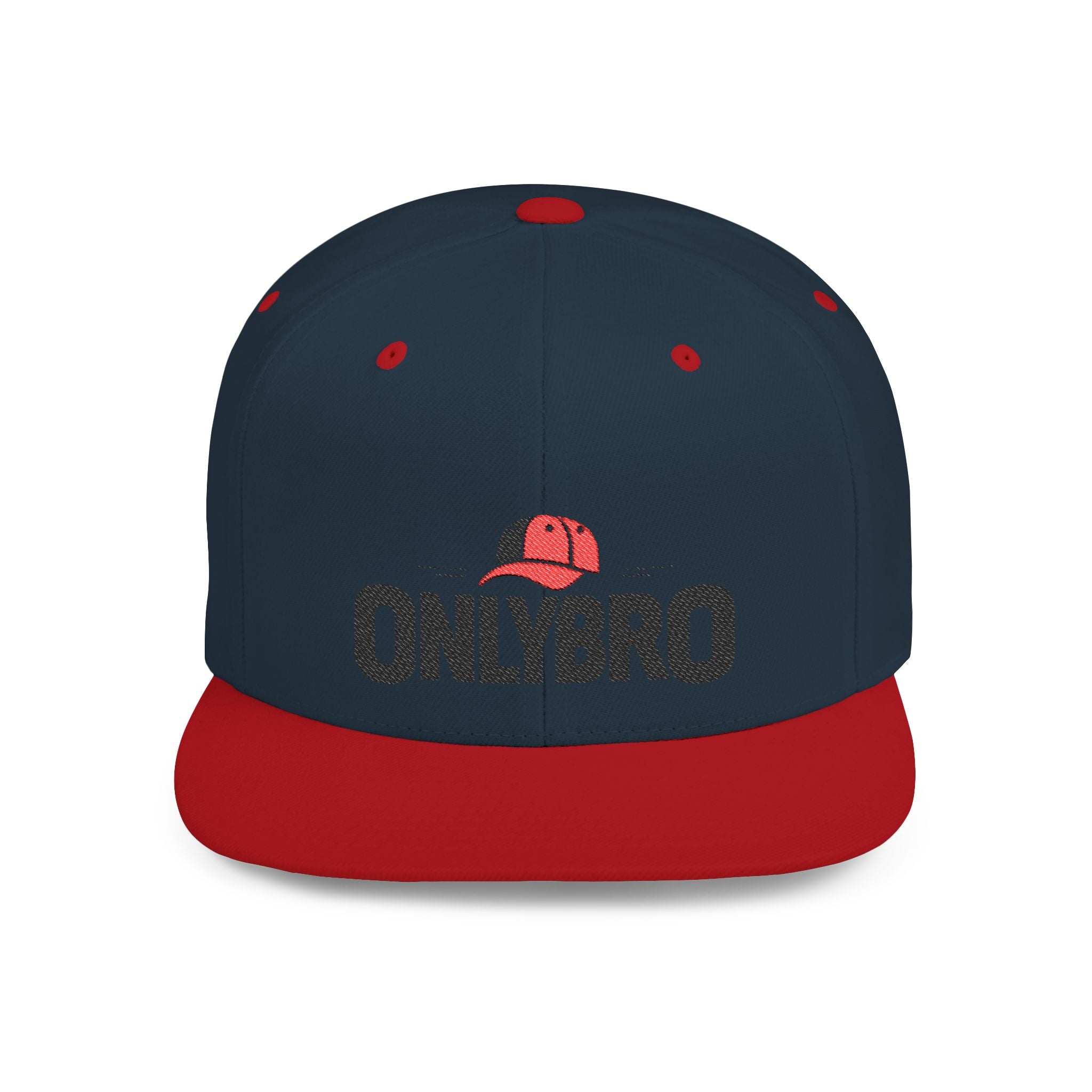 Nowoczesna czapka typu snapback z płaskim daszkiem - ONLYBRO