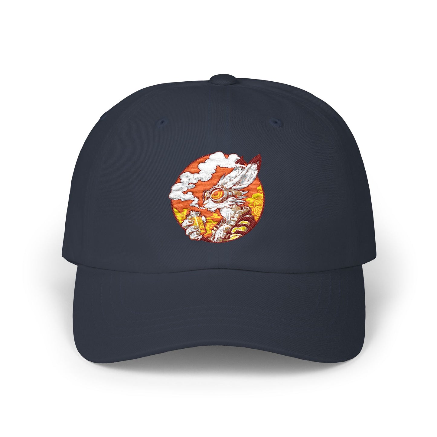 Classic Dad Cap - Sunset Embroidered Hat Bunny1