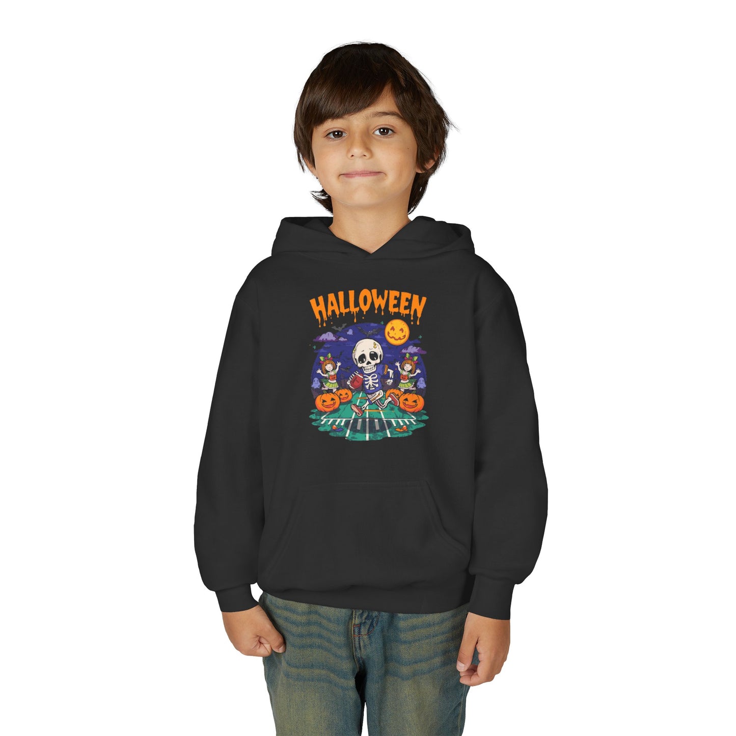Kids Halloween Skeleton Youth Hoodie H15