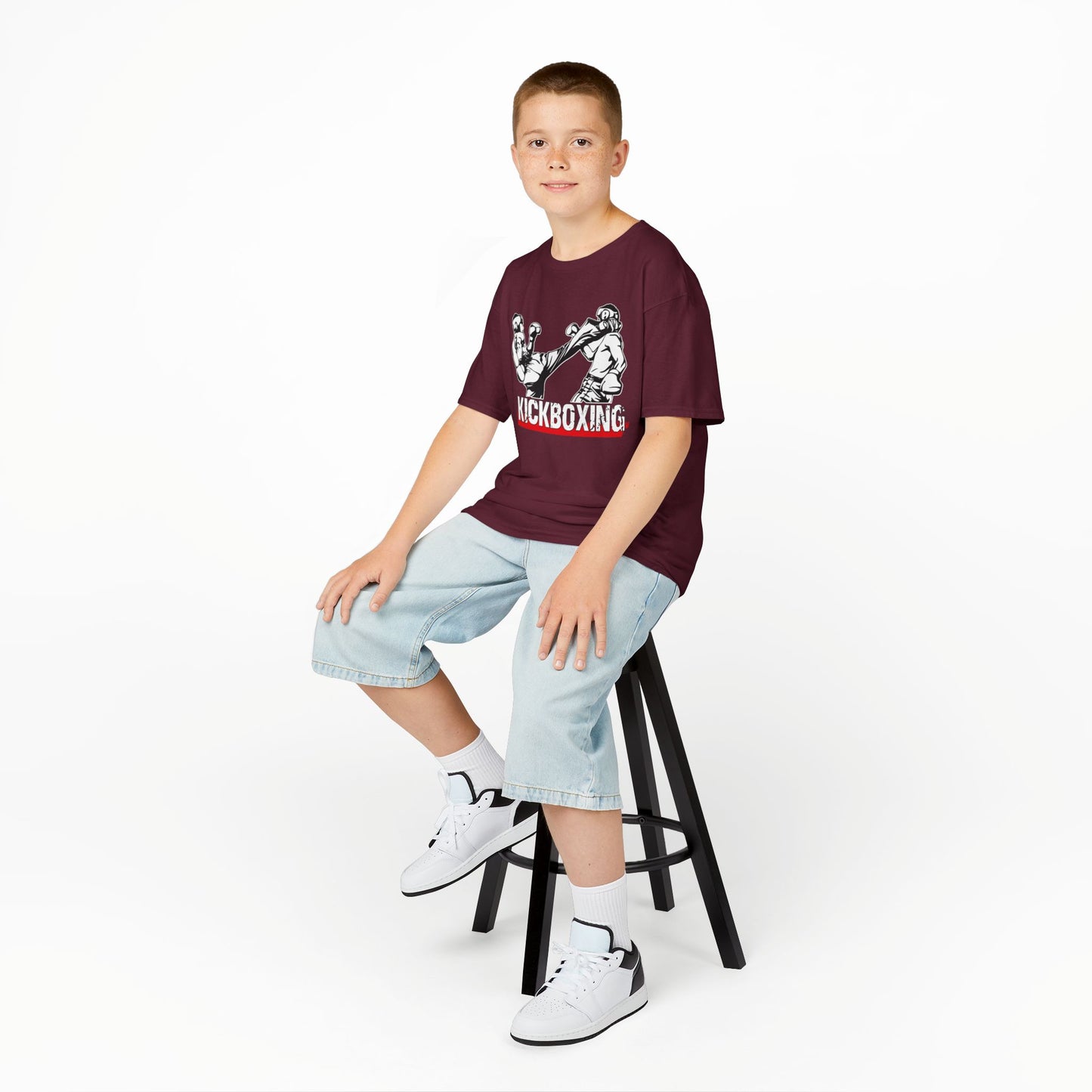Kids Kickboxing Cotton T-Shirt OnlyBro KB8