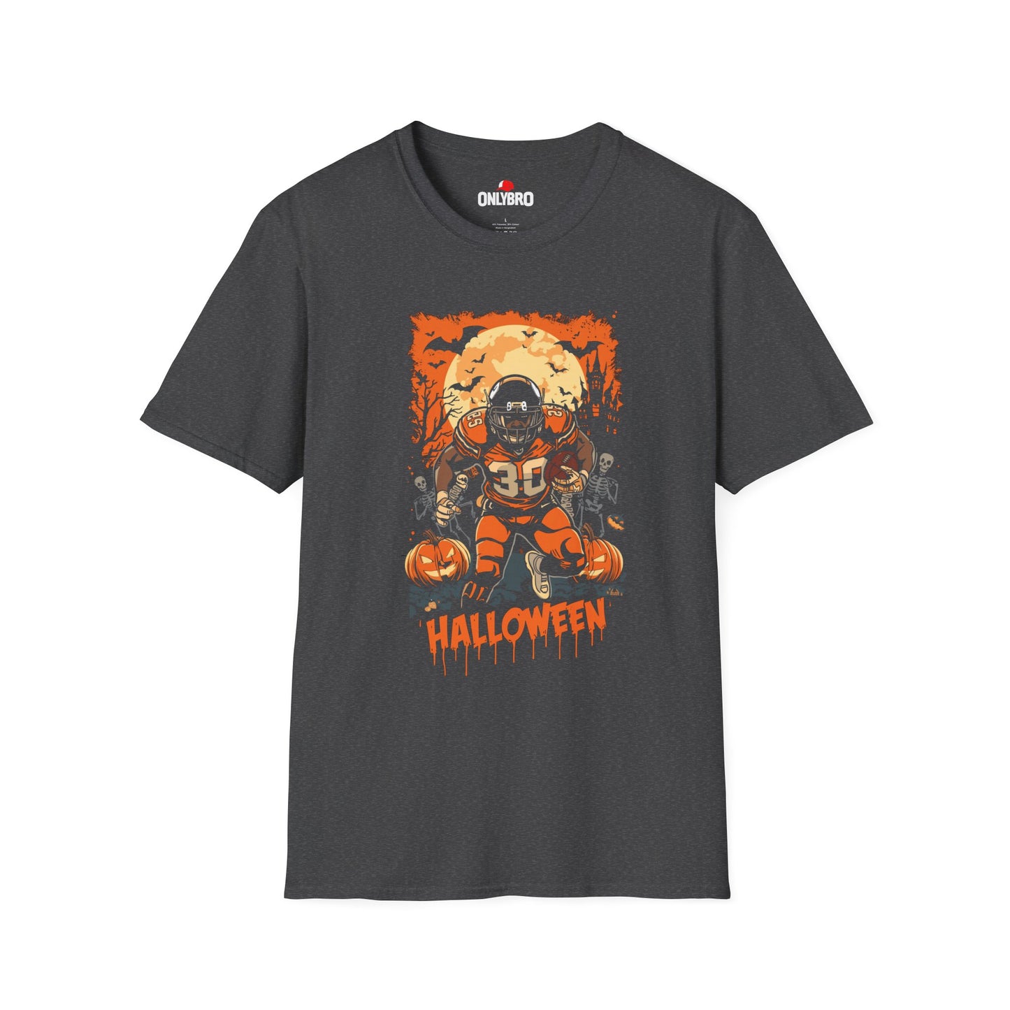 Halloween Football Unisex Softstyle T-Shirt H13