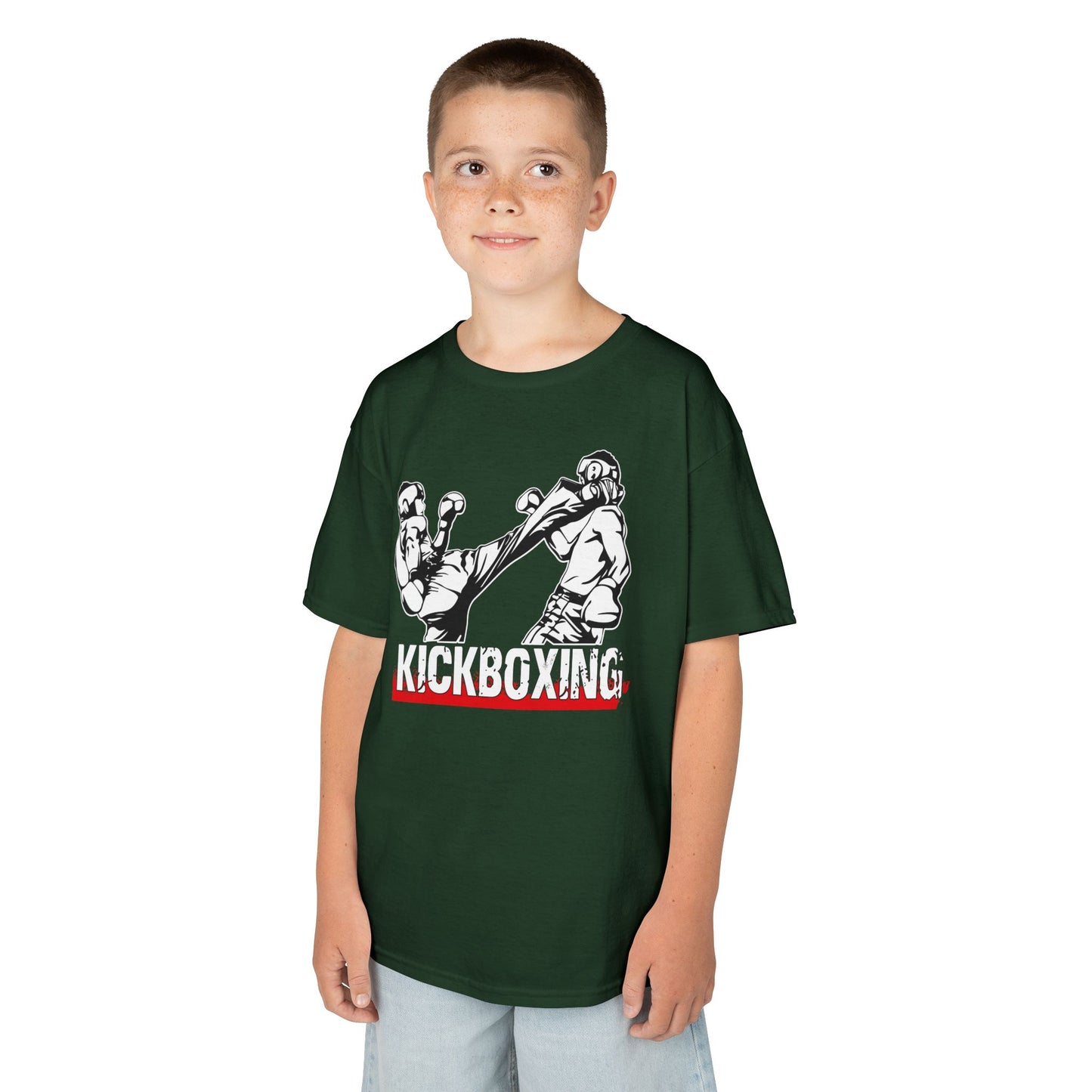 Kids Kickboxing Cotton T-Shirt OnlyBro KB8