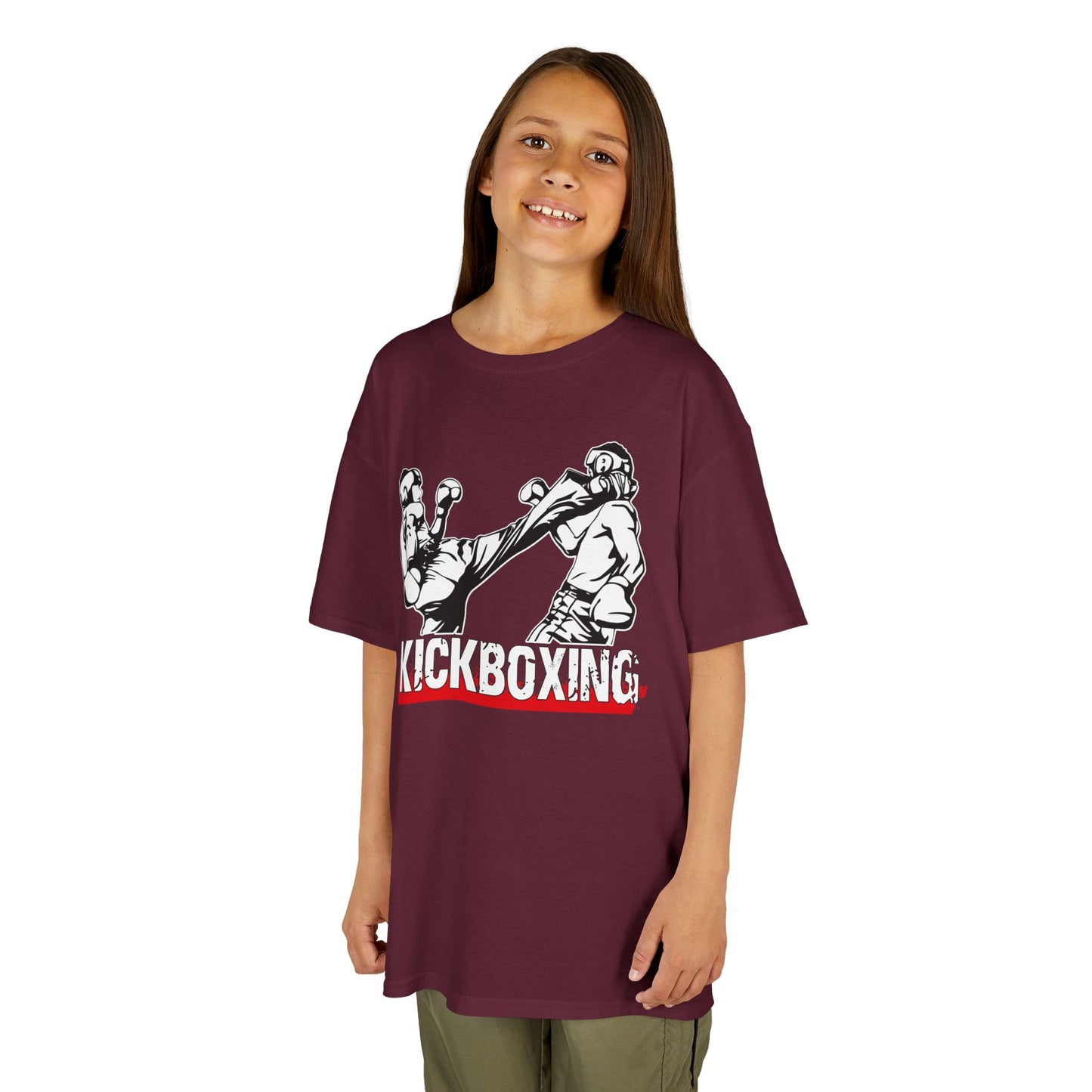 Kids Kickboxing Cotton T-Shirt OnlyBro KB8